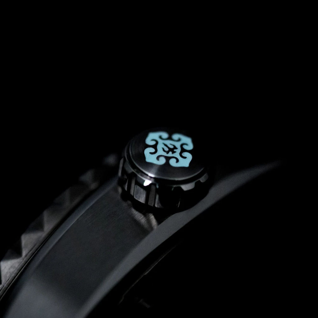 IXDAO JD-X07S Dive Watch for 39.5mm Automatic with NH35A Movement Wave Pattern