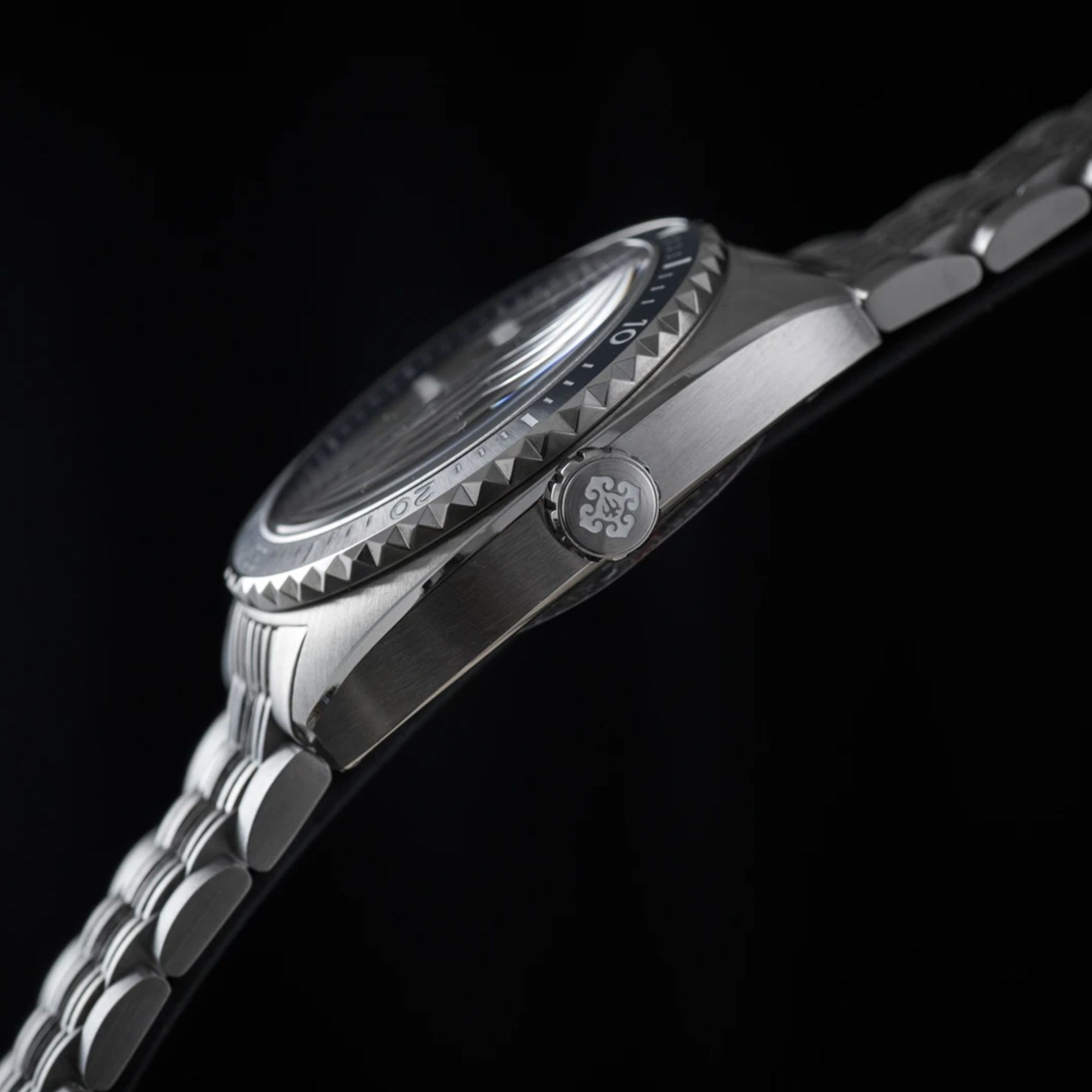 IXDAO JD-X07S Dive Watch for 39.5mm Automatic with NH35A Movement Dragon Scale Pattern