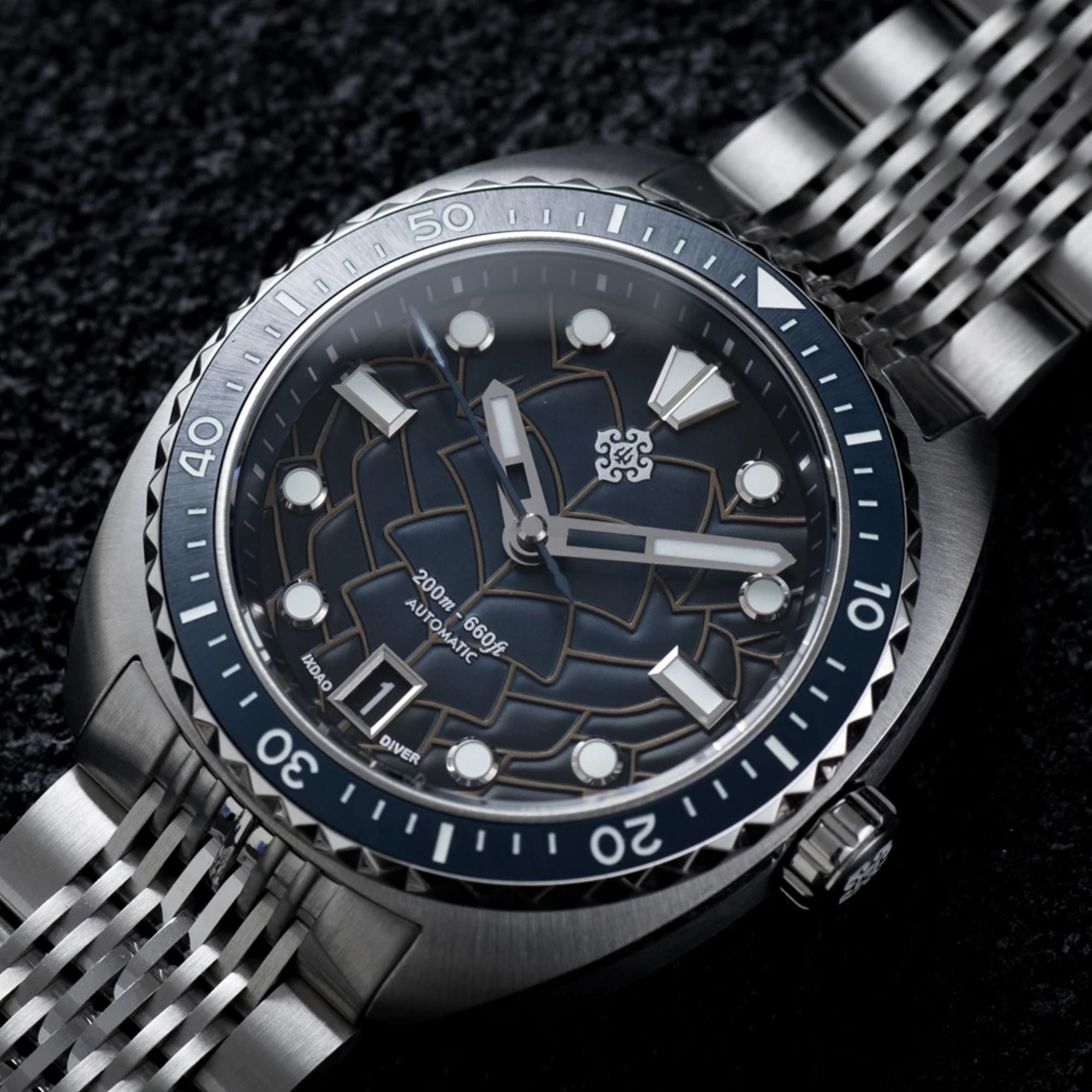 IXDAO JD-X07S Dive Watch for 39.5mm Automatic with NH35A Movement