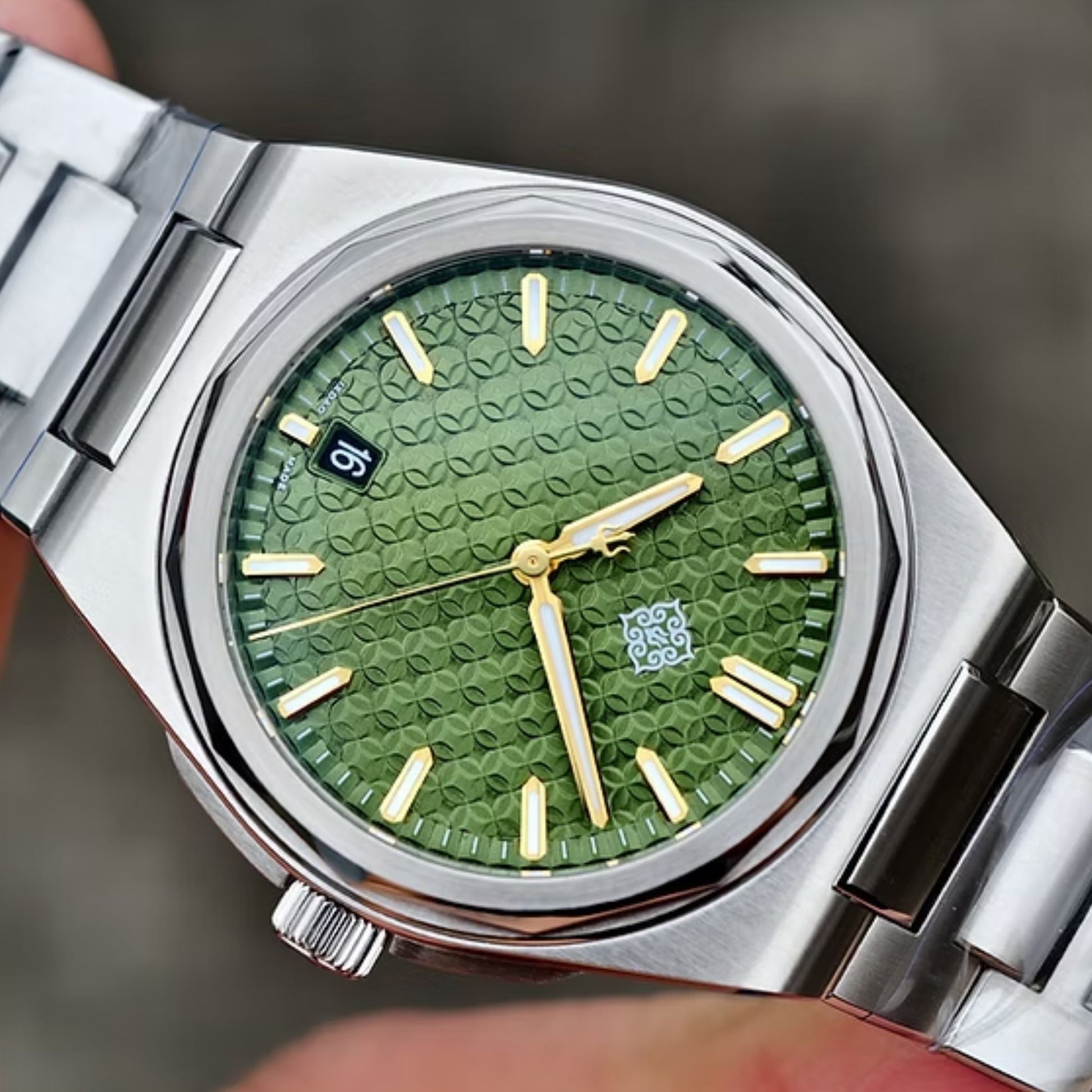 IX&DAO Warrior 37mm Automatic Watch Miyota 9015 Sapphire BGW-9 Waterproof JD-X13S