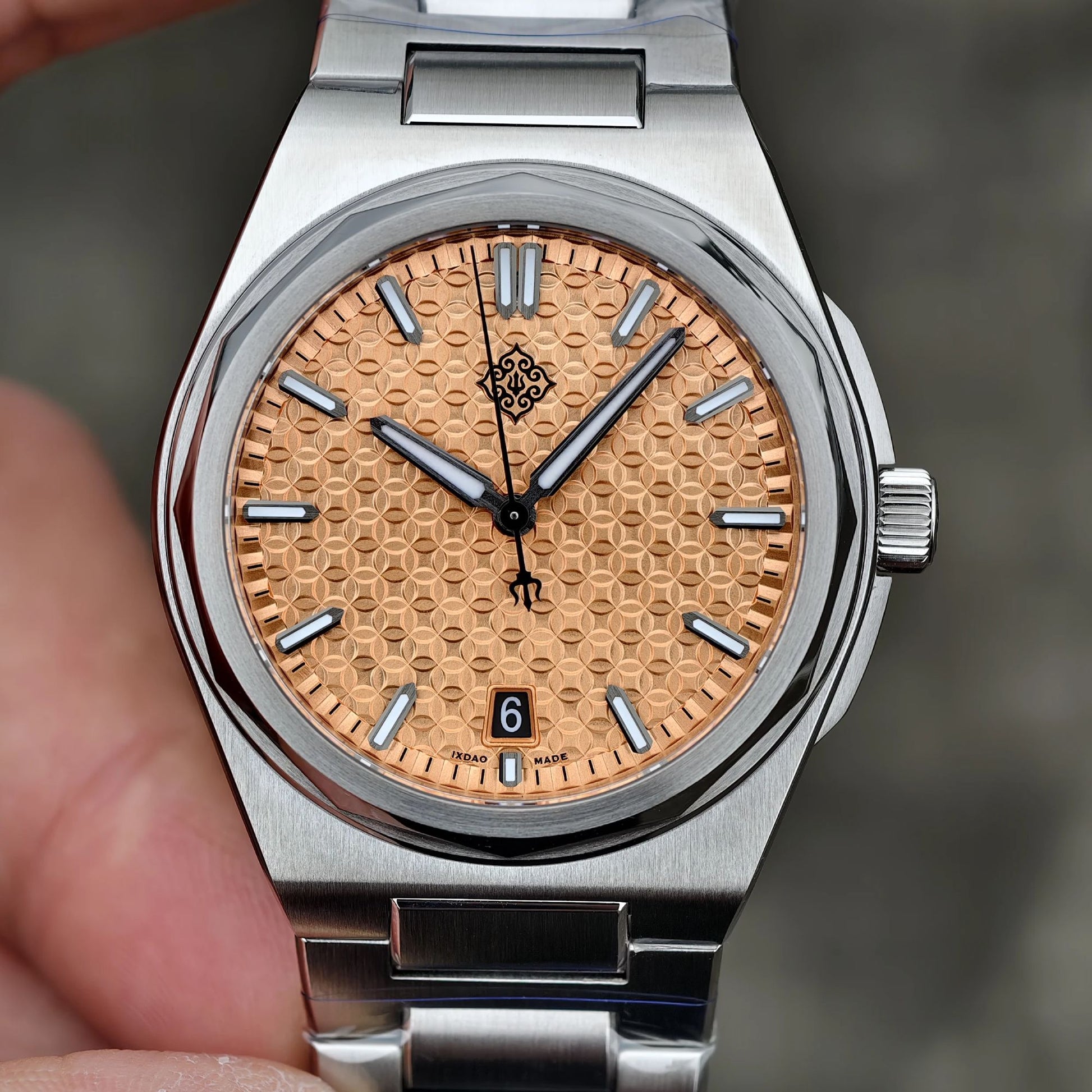 IX&DAO Warrior 37mm Automatic Watch Miyota 9015 Sapphire BGW-9 Waterproof JD-X13S