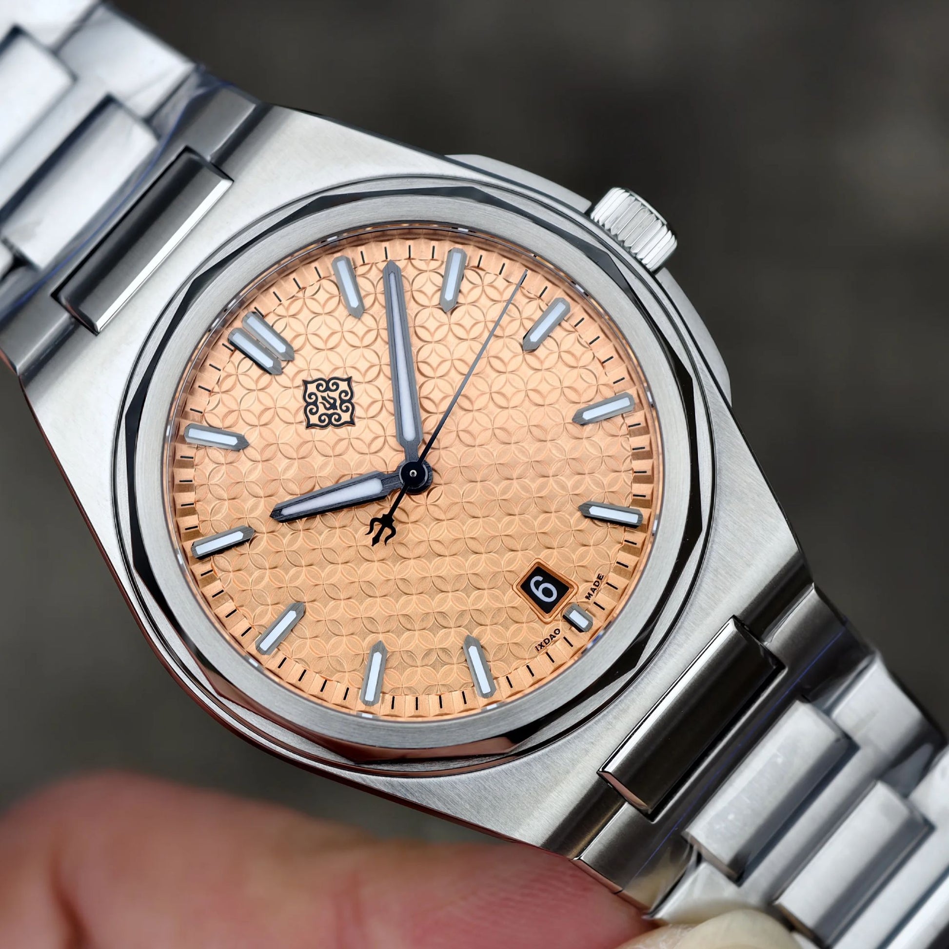 IX&DAO Warrior 37mm Automatic Watch Miyota 9015 Sapphire BGW-9 Waterproof JD-X13S