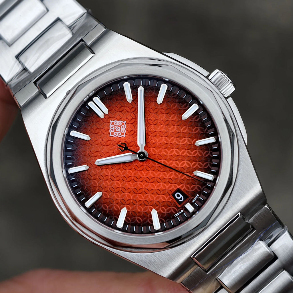 IX&DAO Warrior 37mm Automatic Watch Miyota 9015 Sapphire BGW-9 Waterproof JD-X13S