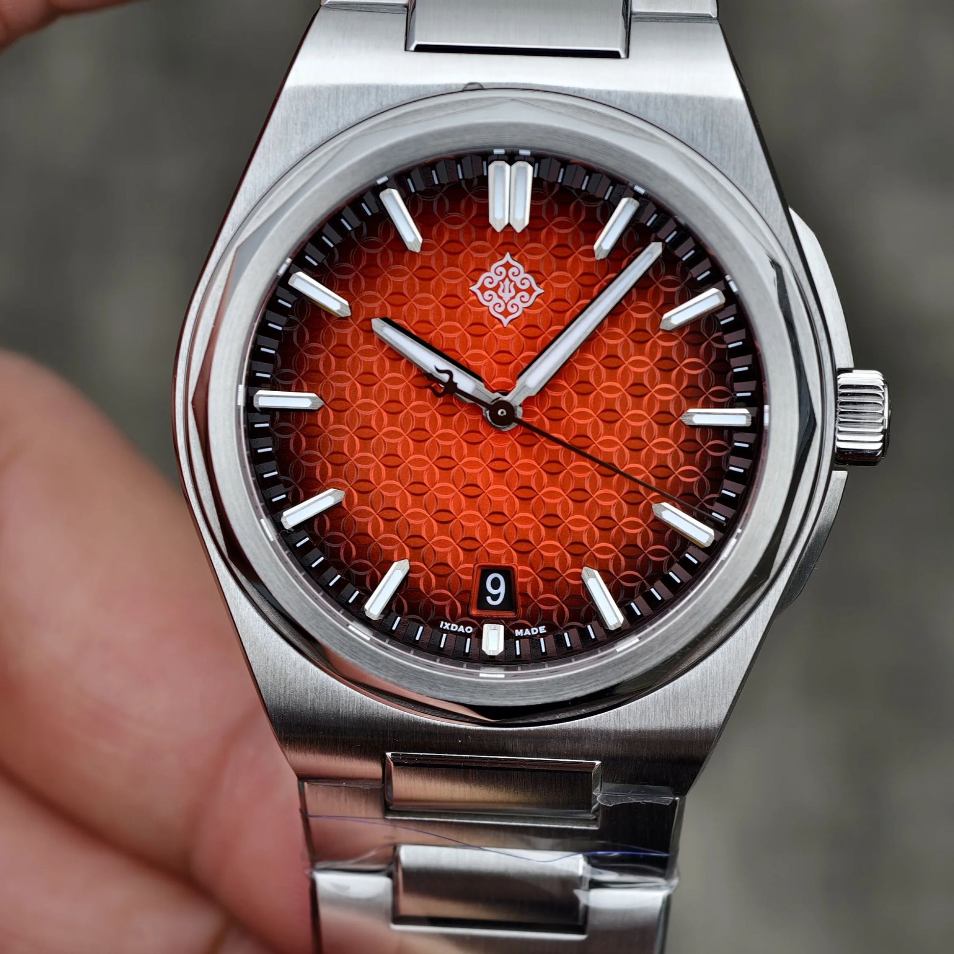 IX&DAO Warrior 37mm Automatic Watch Miyota 9015 Sapphire BGW-9 Waterproof JD-X13S