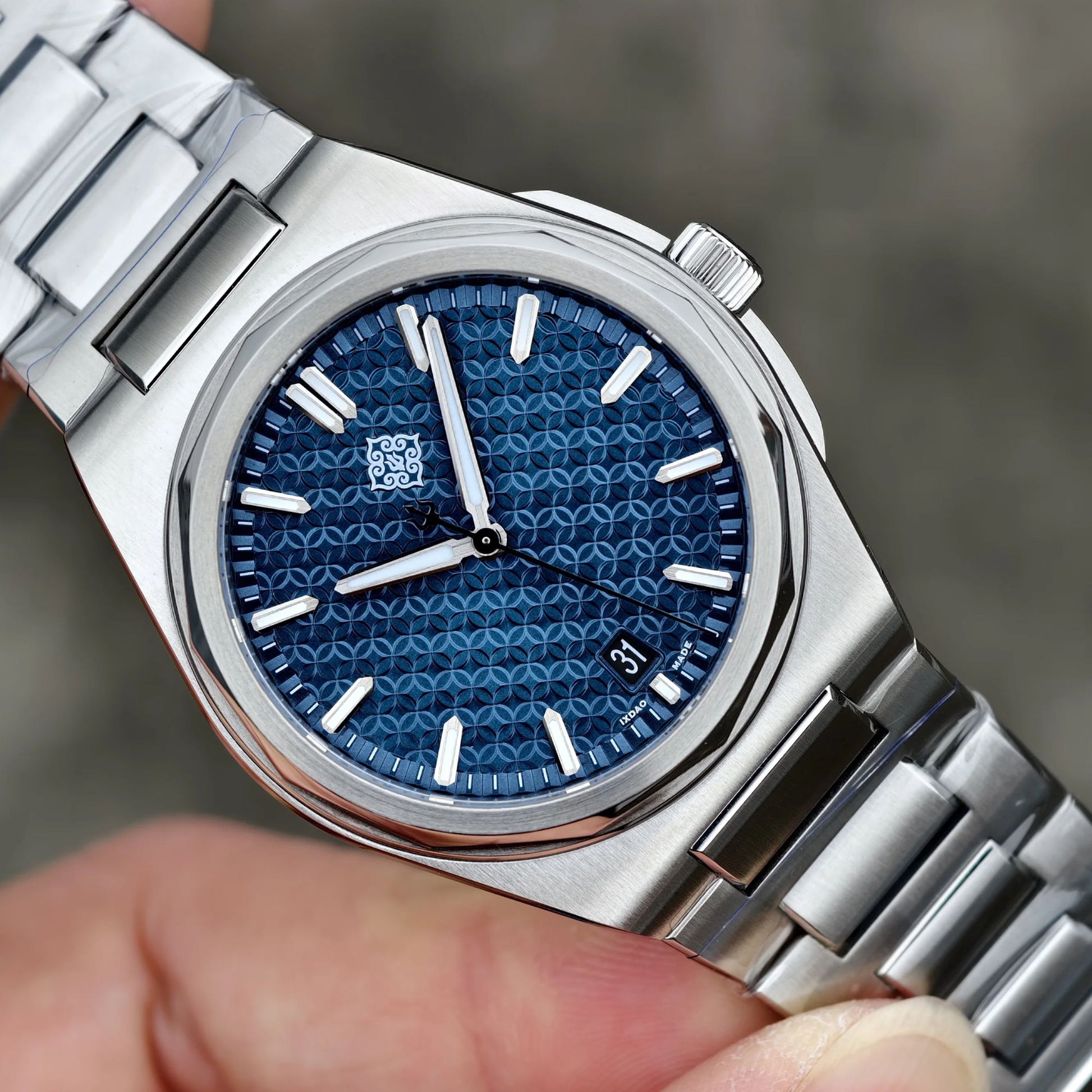 IX&DAO Warrior 37mm Automatic Watch Miyota 9015 Sapphire BGW-9 Waterproof JD-X13S