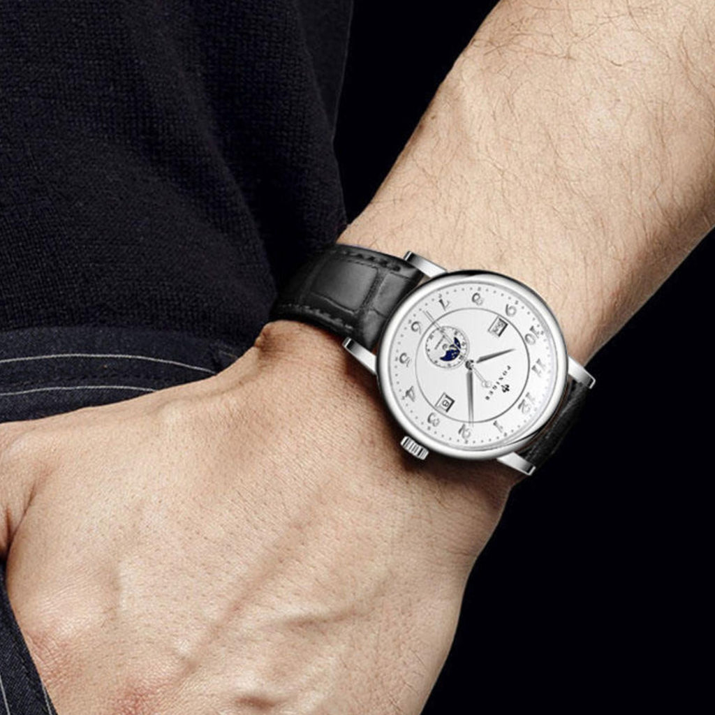 Poniger Watches Men P9.15 Casual Date Automatic Waterproof Watch Relogio Masculino