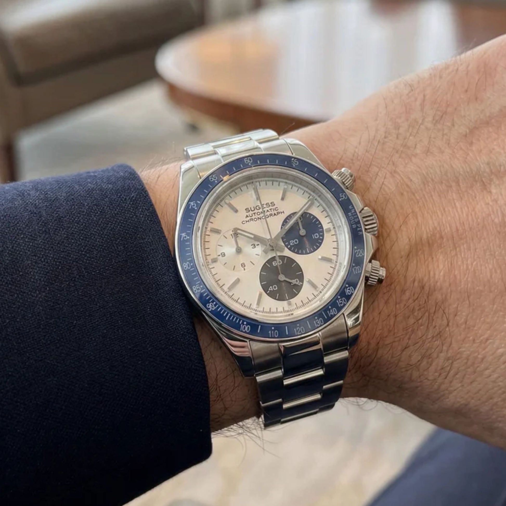 Seestern S473 Automatic Chronograph Sapphire Bezel Special Dial
