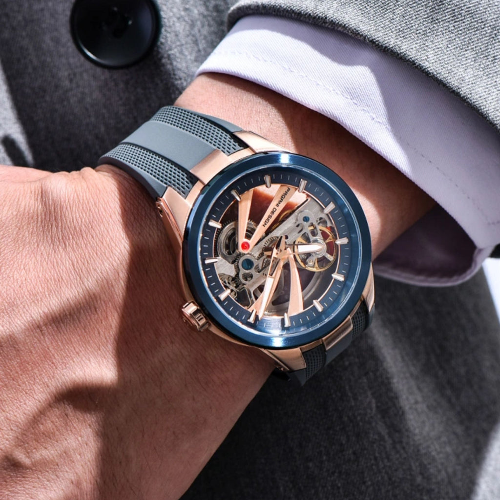 PAGANI DESIGN PD-YS030 Skeleton Automatic Men's Watch, Sapphire with AR  AF Coating
