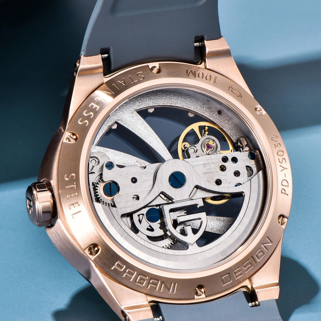PAGANI DESIGN PD-YS030 Skeleton Automatic Men's Watch, Sapphire with AR AF Coating