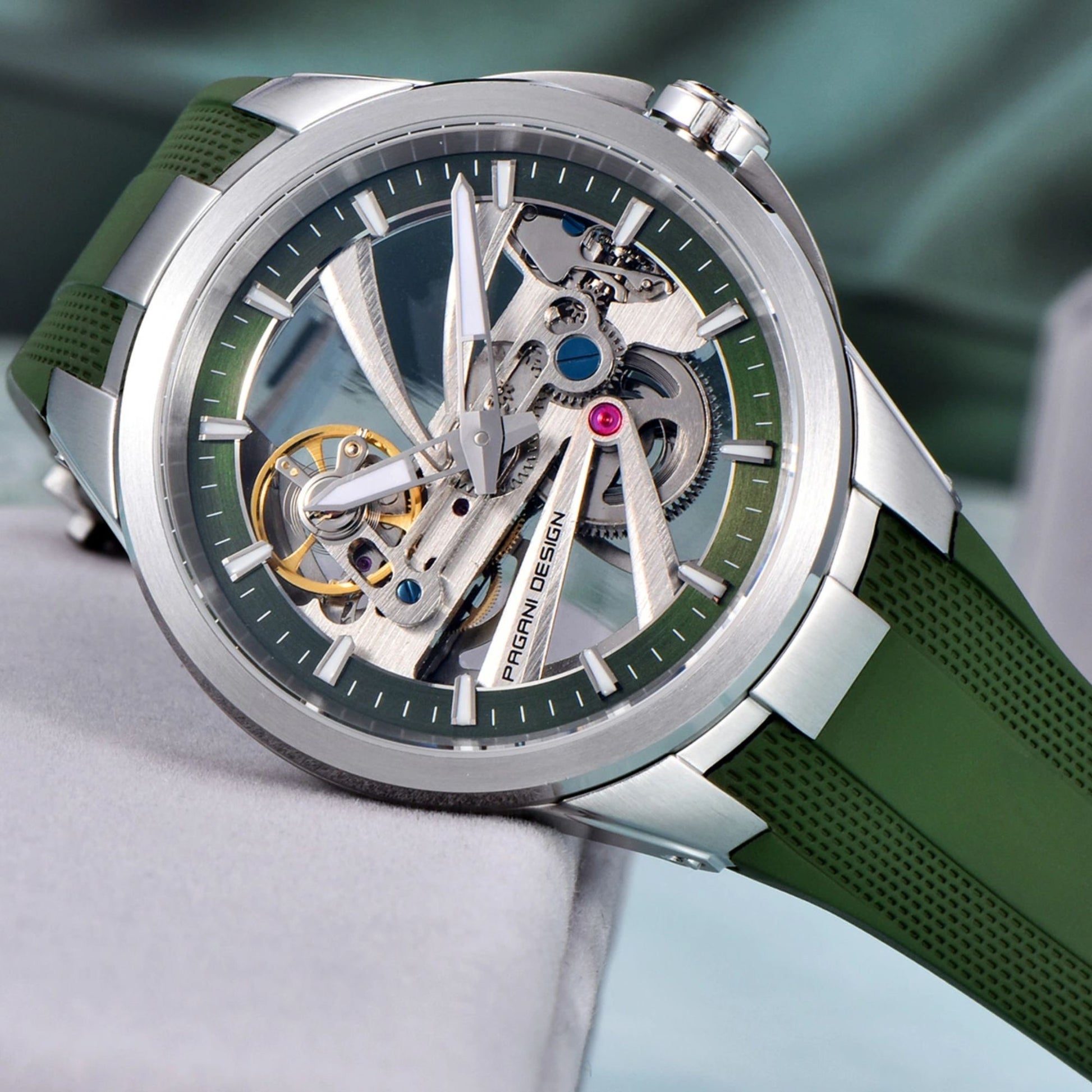 PAGANI DESIGN PD-YS030 Skeleton Automatic Men's Watch, Sapphire with A – DREAM WATCHES