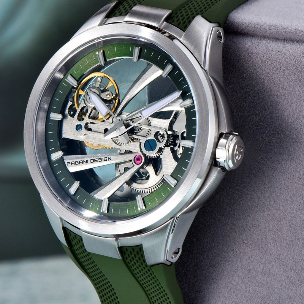 PAGANI DESIGN PD-YS030 Skeleton Automatic Men's Watch, Sapphire with AR AF Coating