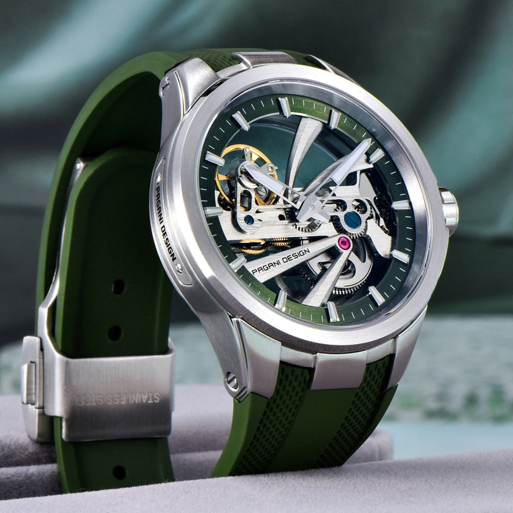 PAGANI DESIGN PD-YS030 Skeleton Automatic Men's Watch, Sapphire with AR AF Coating