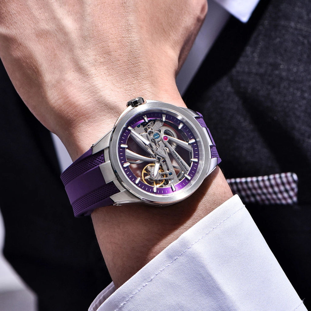 PAGANI DESIGN PD-YS030 Skeleton Automatic Men's Watch, Sapphire with AR AF Coating