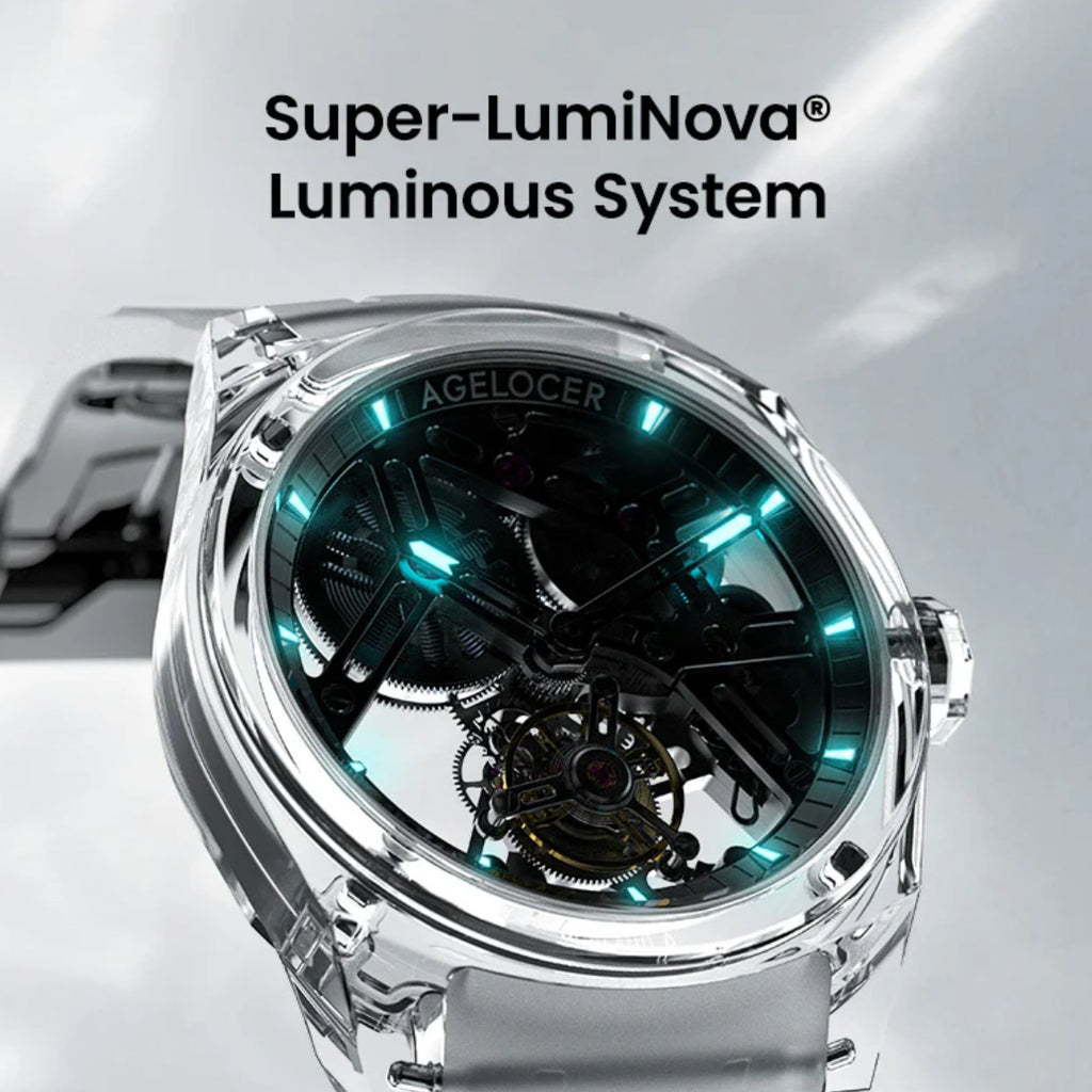 AGELOCER Limited Edition "Ice Never Melts" Free-sprung Crystal Tourbillon Watch