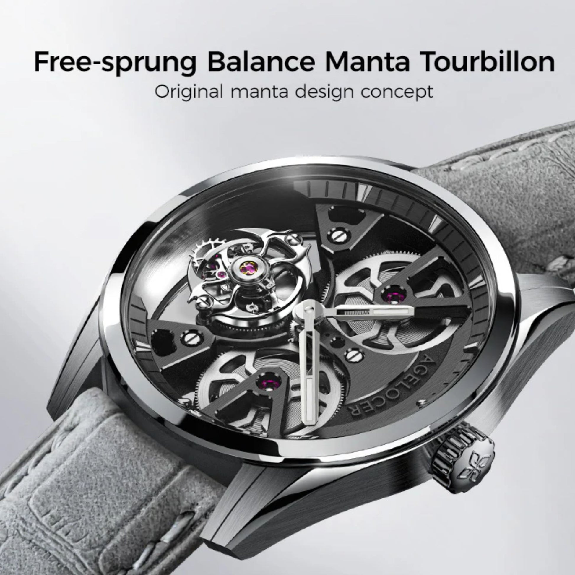 AGELOCER Free-sprung Balance Manta Tourbillon Watch