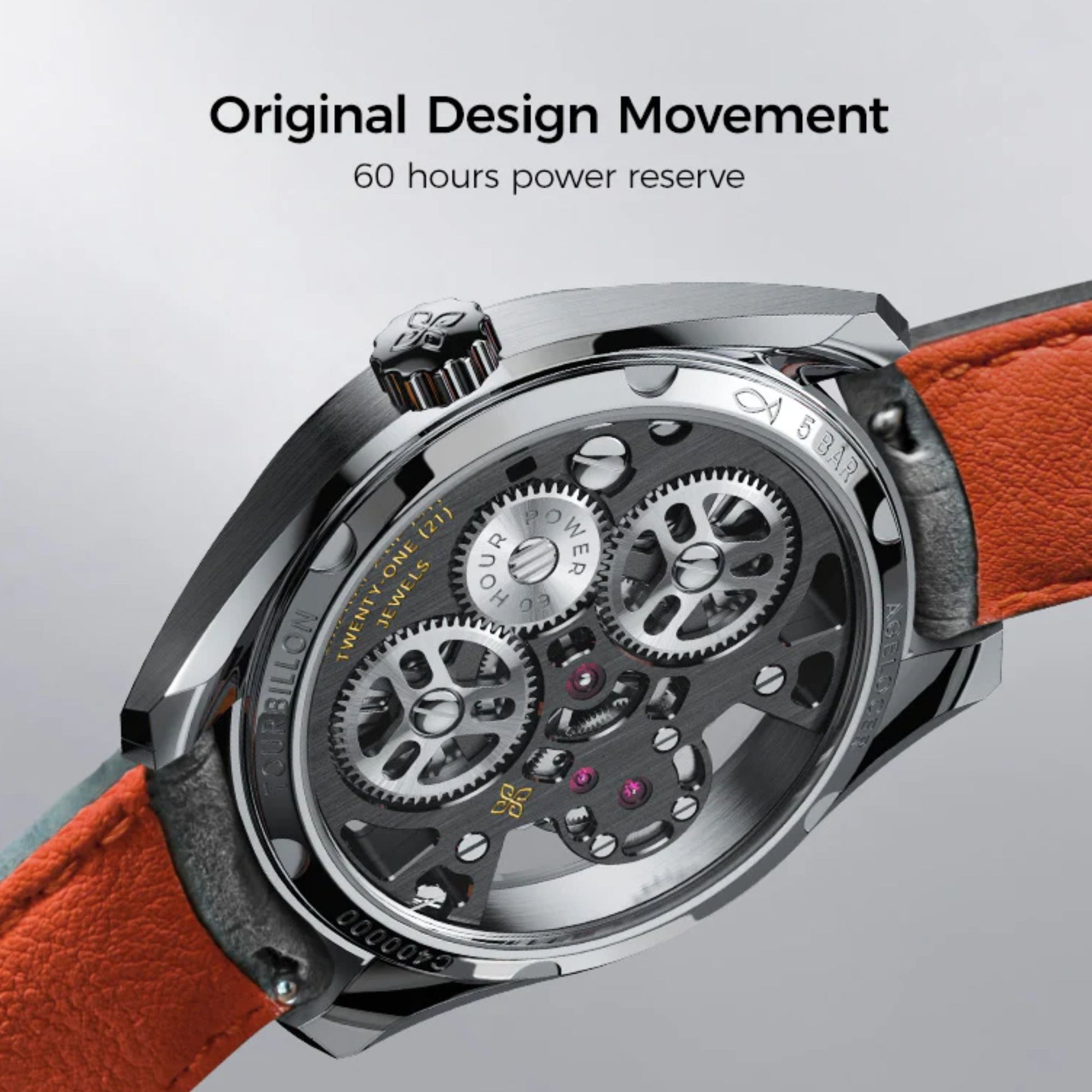 AGELOCER Free-sprung Balance Manta Tourbillon Watch