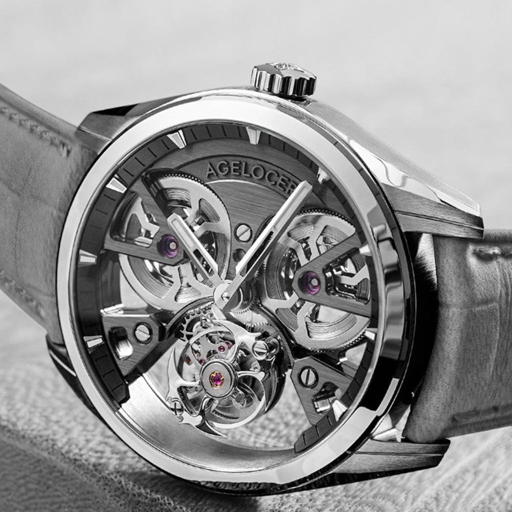 AGELOCER Free-sprung Balance Manta Tourbillon Watch