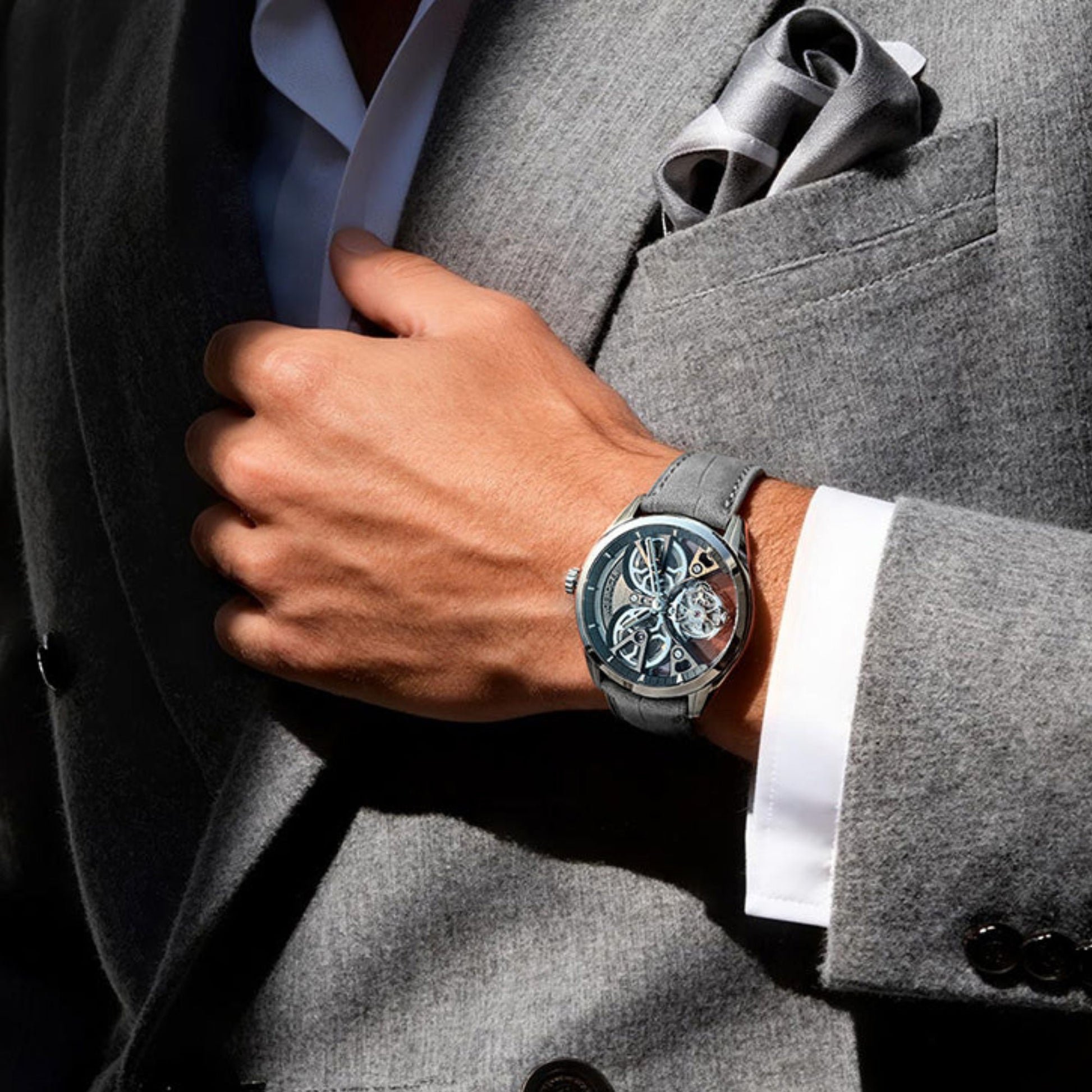 AGELOCER Free-sprung Balance Manta Tourbillon Watch