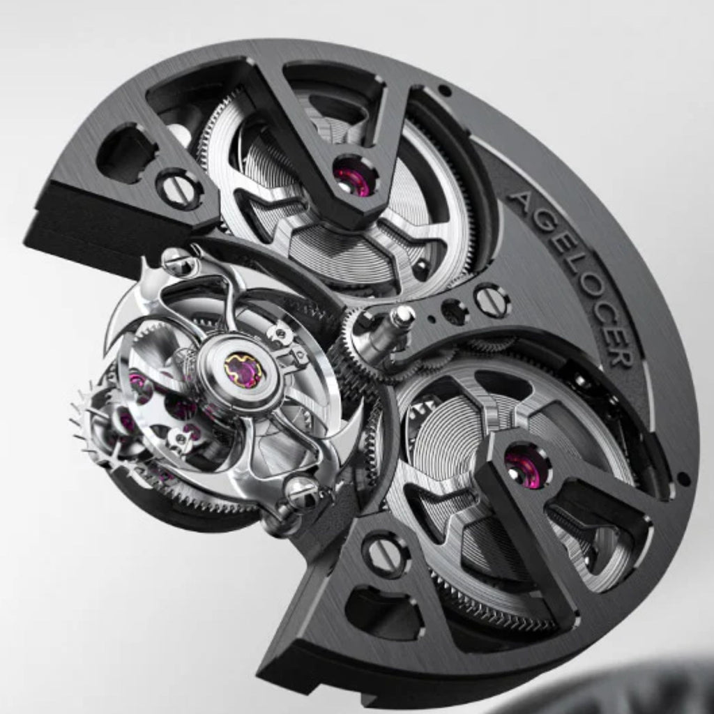 AGELOCER Free-sprung Balance Manta Tourbillon Watch