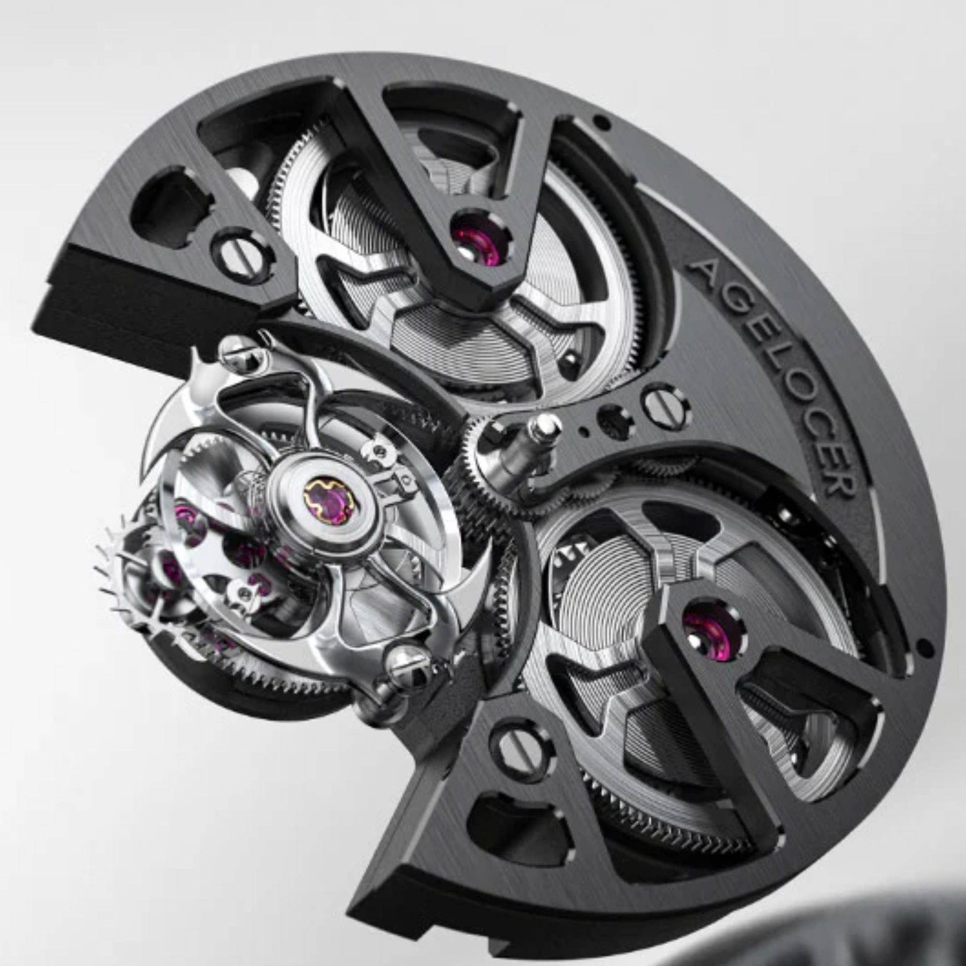 AGELOCER Free-sprung Balance Manta Tourbillon Watch