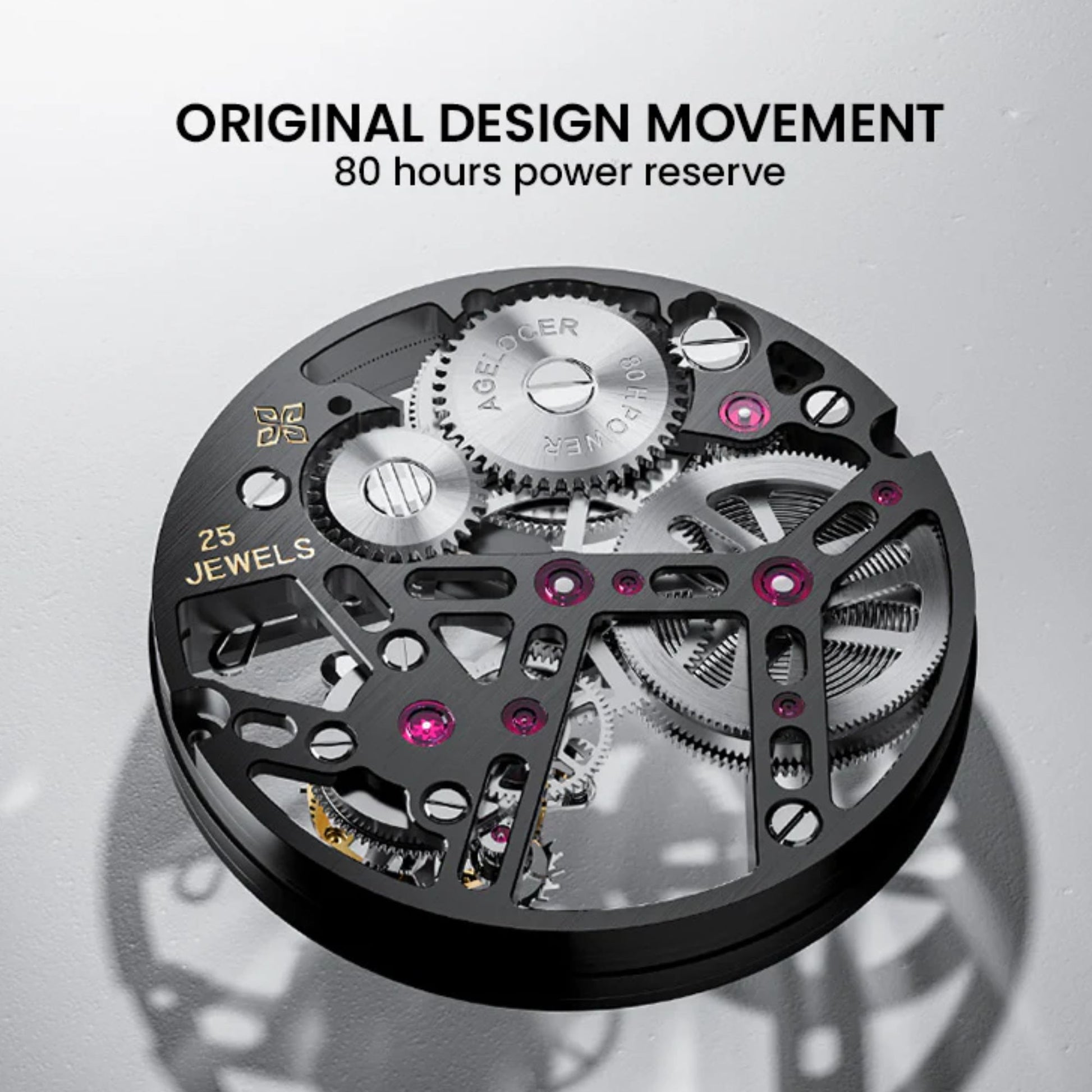 AGELOCER Free-sprung Balance Luxury Rainbow Tourbillon Watch