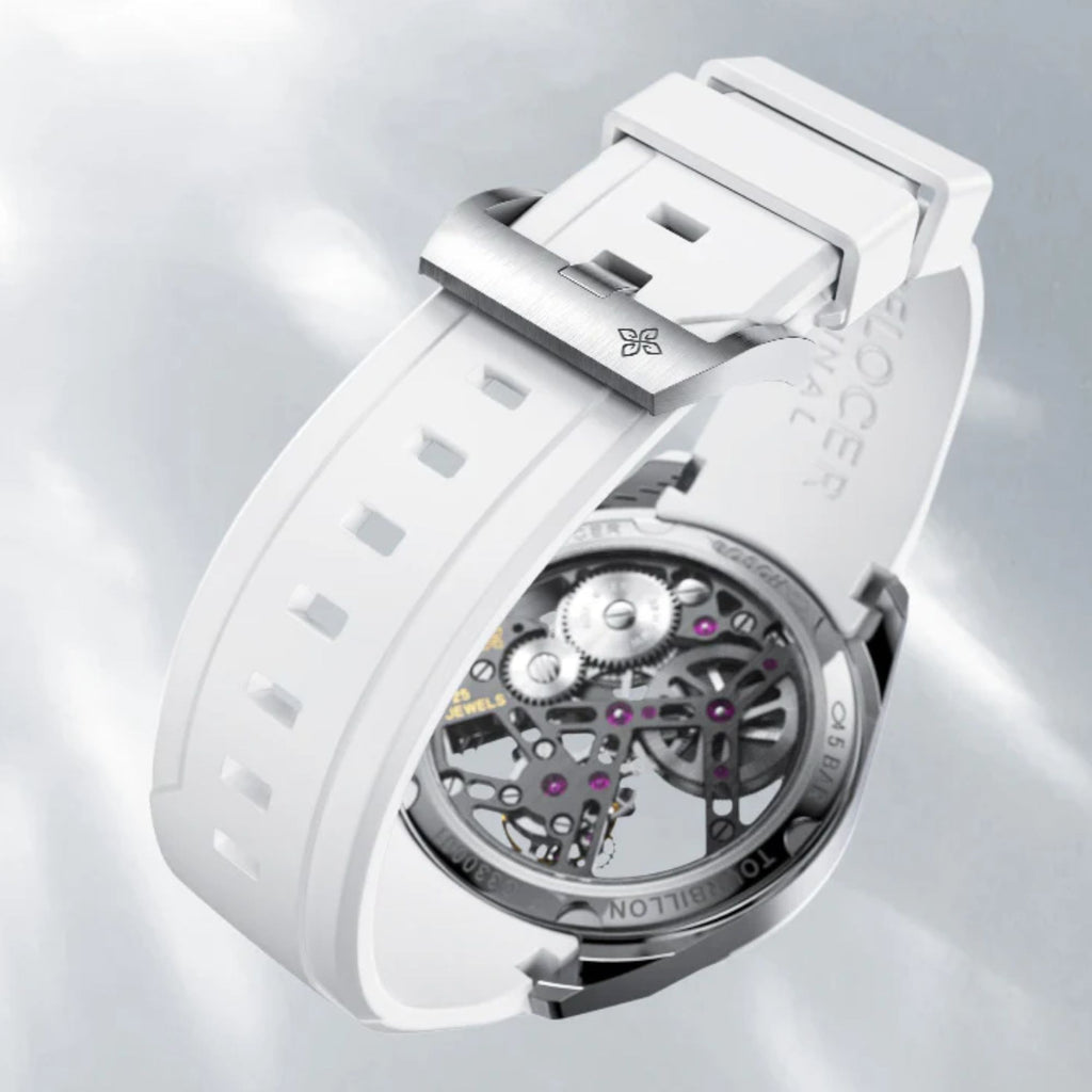 AGELOCER Free-sprung Balance Luxury Rainbow Tourbillon Watch