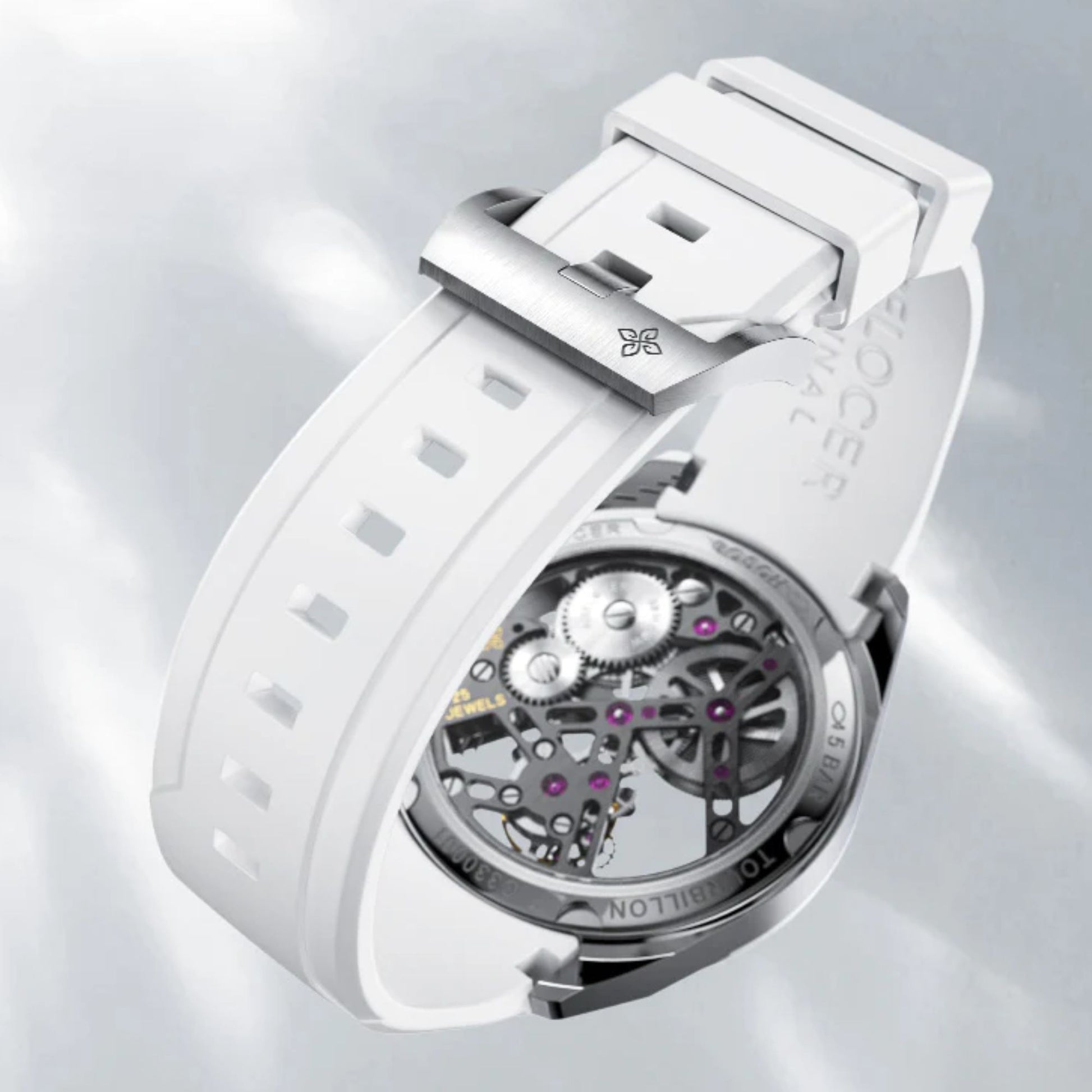 AGELOCER Free-sprung Balance Luxury Rainbow Tourbillon Watch