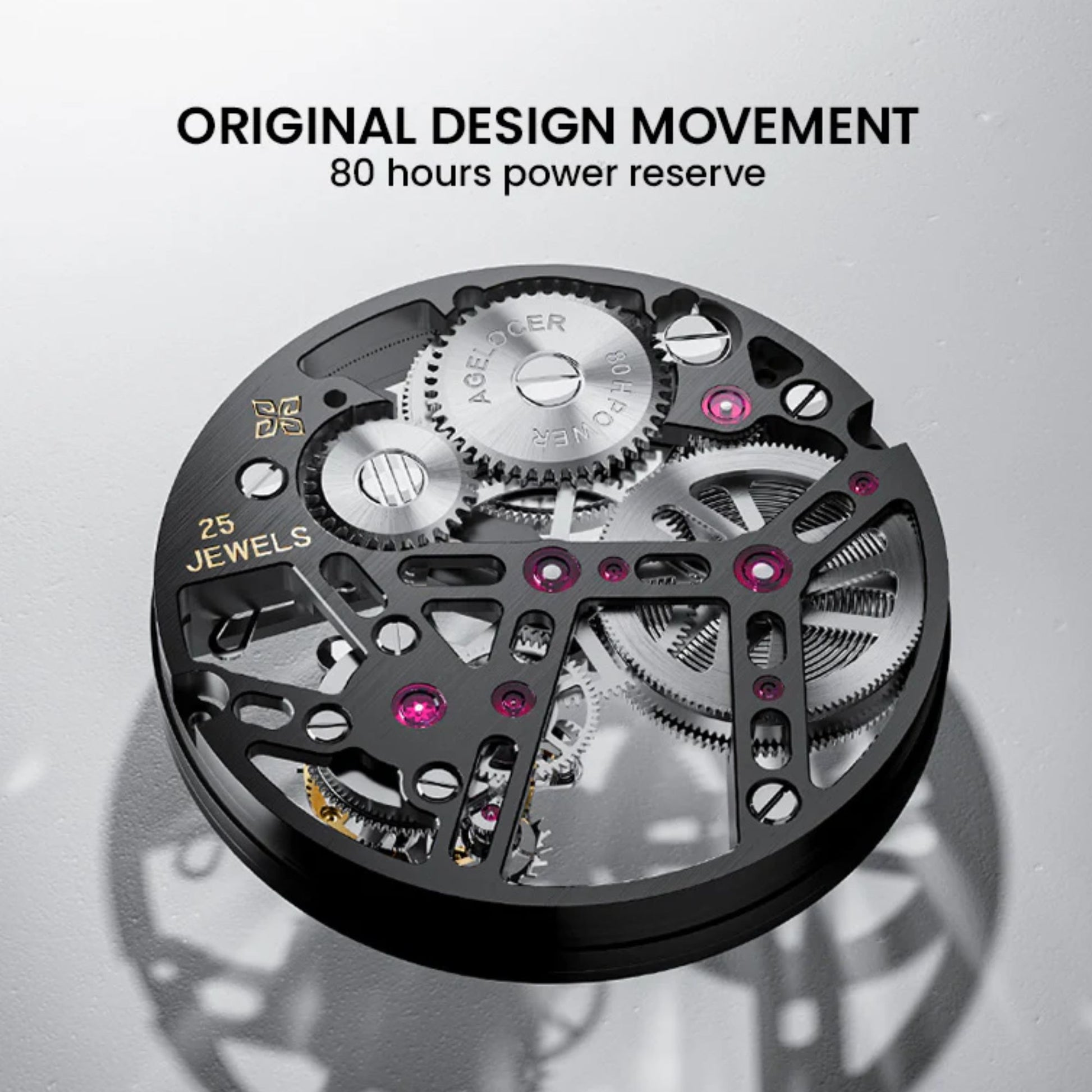 AGELOCER Free-sprung Balance Luxury Rainbow Tourbillon Watch