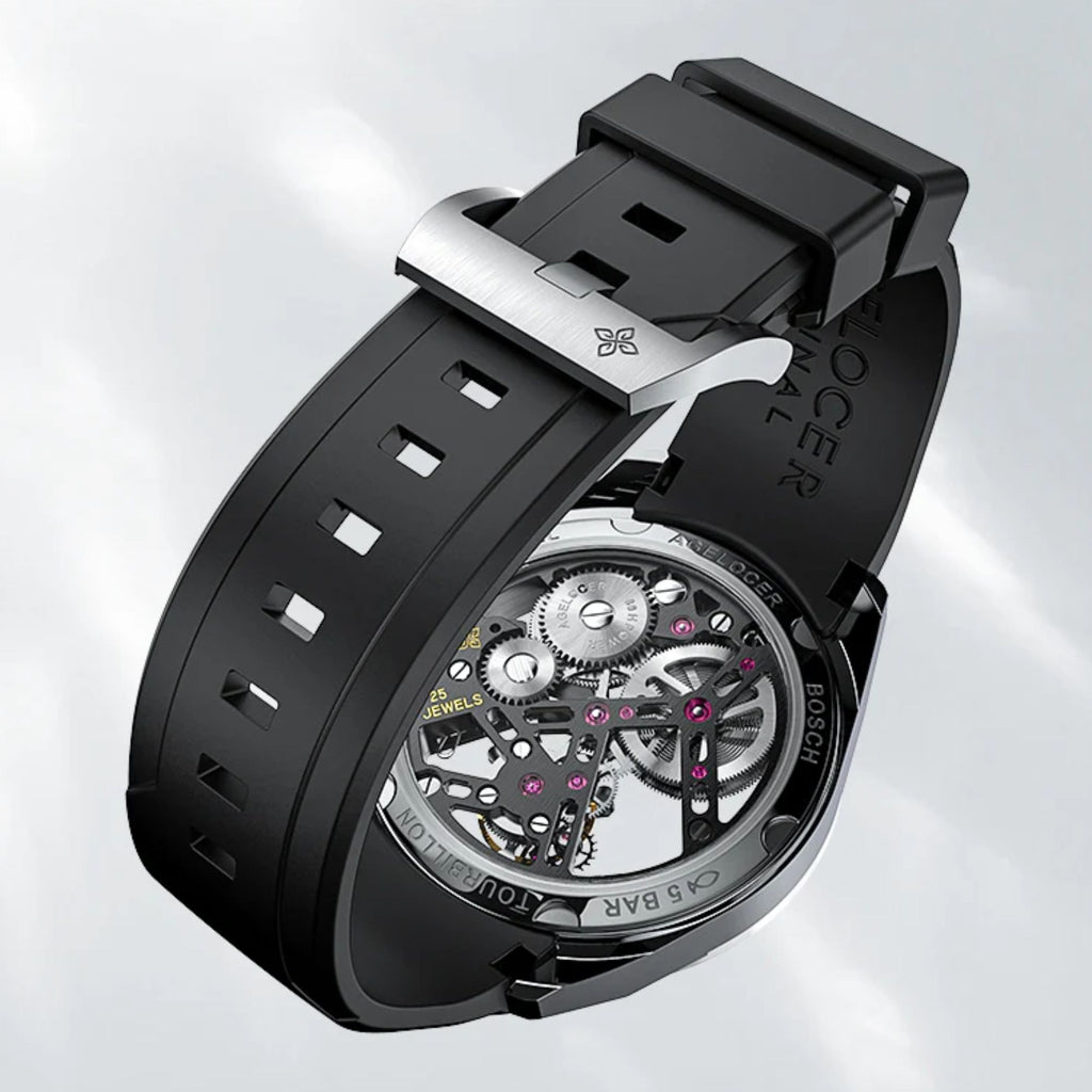 AGELOCER Free-sprung Balance Luxury Rainbow Tourbillon Watch
