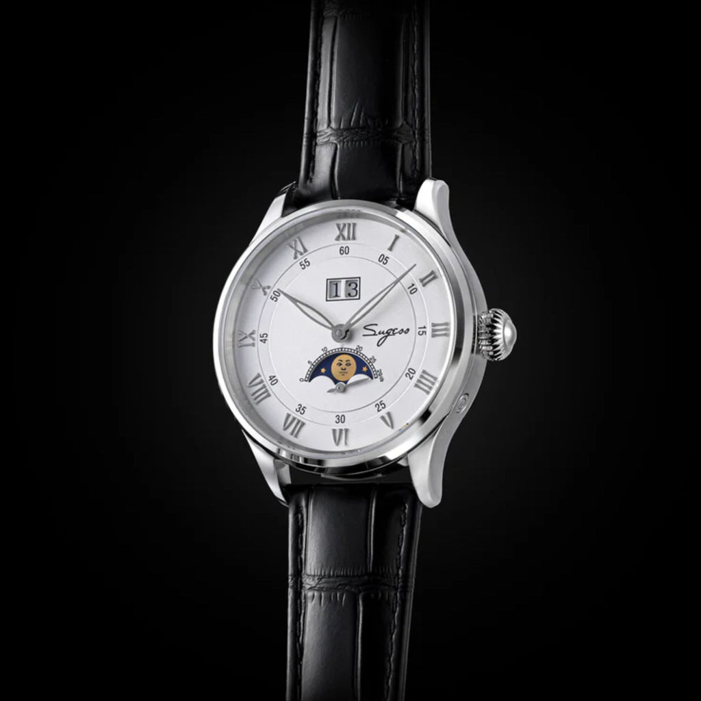 Sugess MoonPhase Master S437 Moon Phase Automatic Stainless-Steel - White Dial