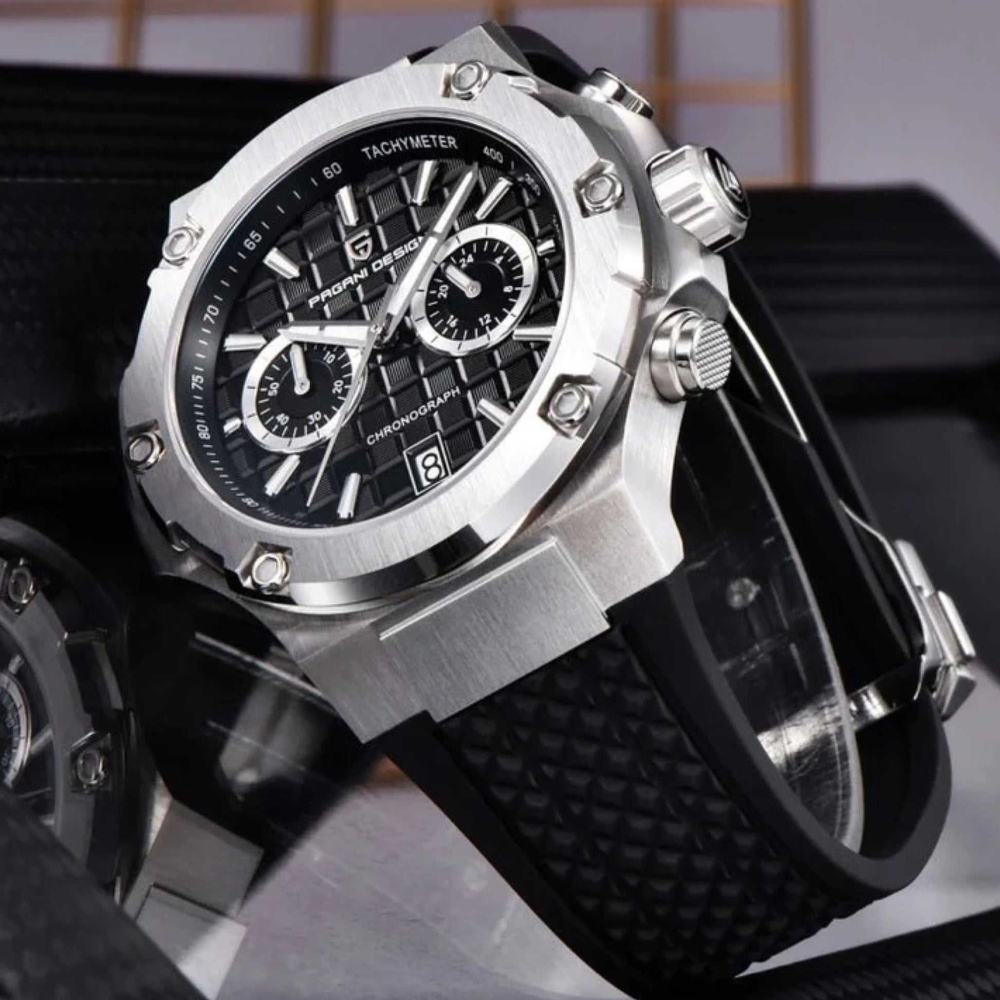 Pagani Design PD-YS032 Men's Sports Quartz Watch Chronograph Sapphire 100M Waterproof (Copy)