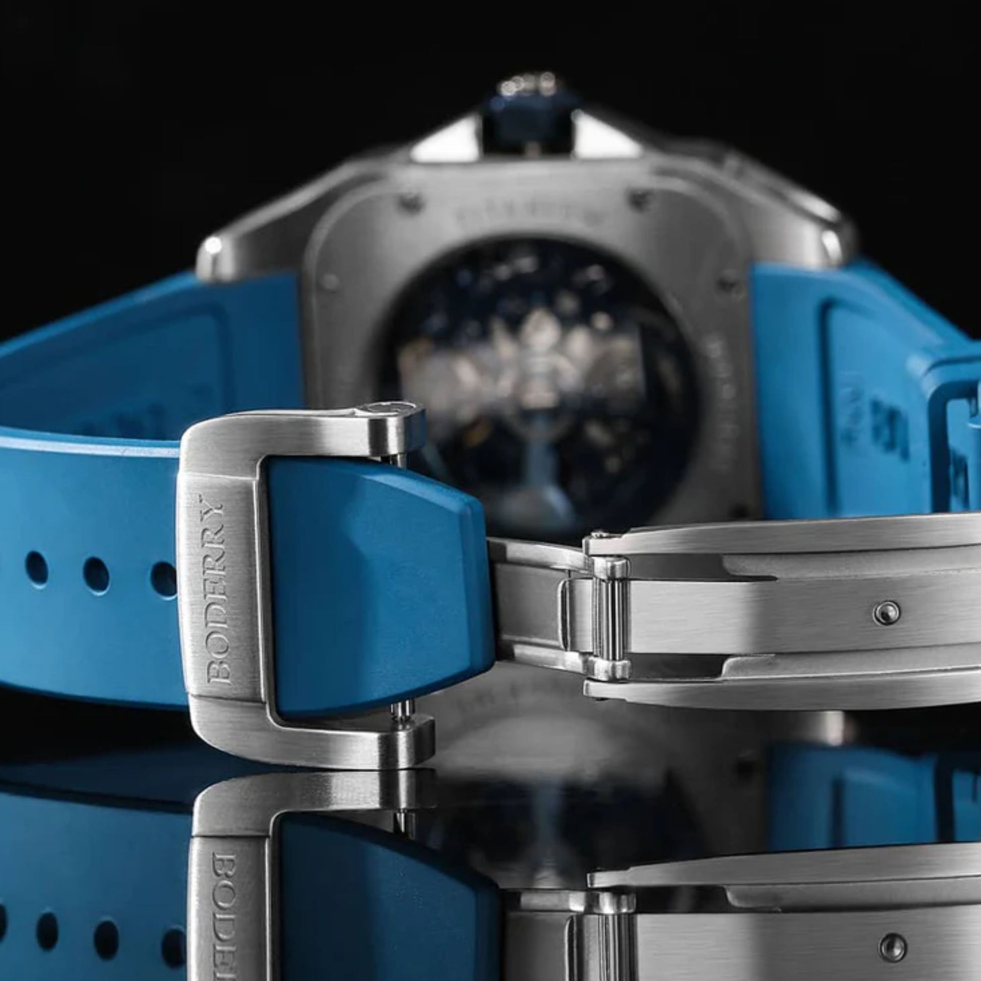 BODERRY STORM - Square Automatic Titanium Watch | A10T-05