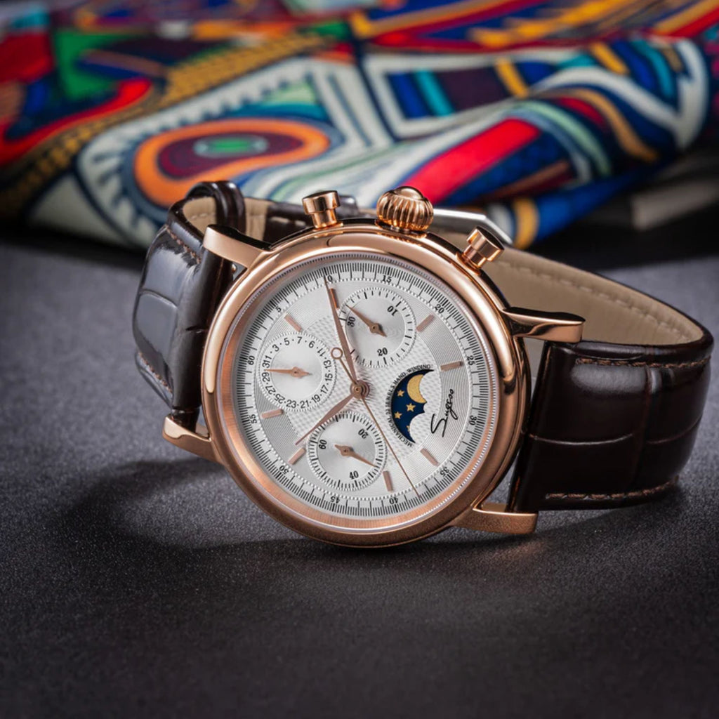 MoonPhase Master S394 (SU1908GK/X) Rose Gold Case White Dial