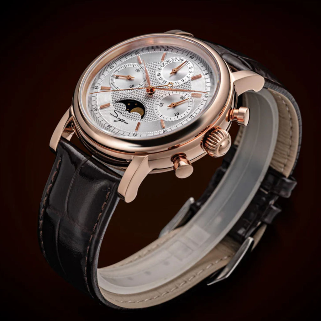 MoonPhase Master S394 (SU1908GK/X) Rose Gold Case White Dial