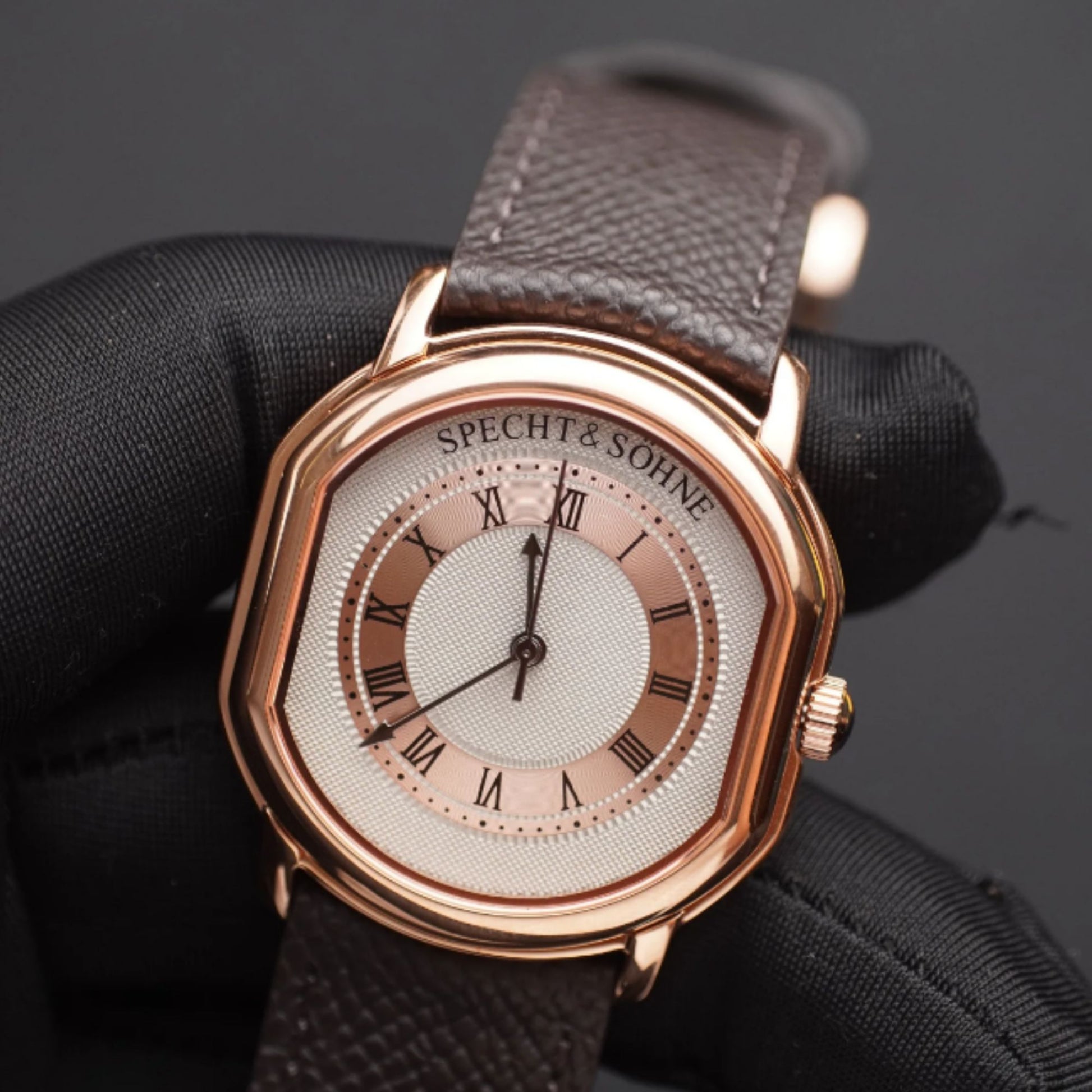 Specht & Sohne Regent Grey Rosegold Edition