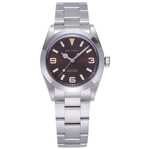 Baltany 36mm Explorer Homage Watch S4056 with Swiss Movement SW200