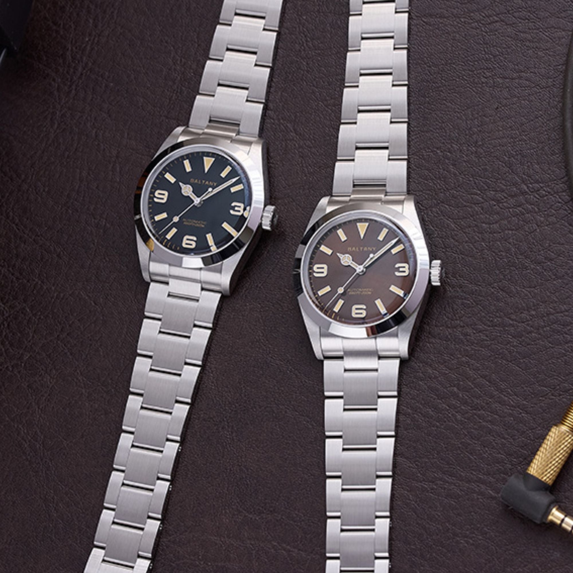 Baltany 36mm Explorer Homage Watch S4056 with Japanese Seiko NH-38