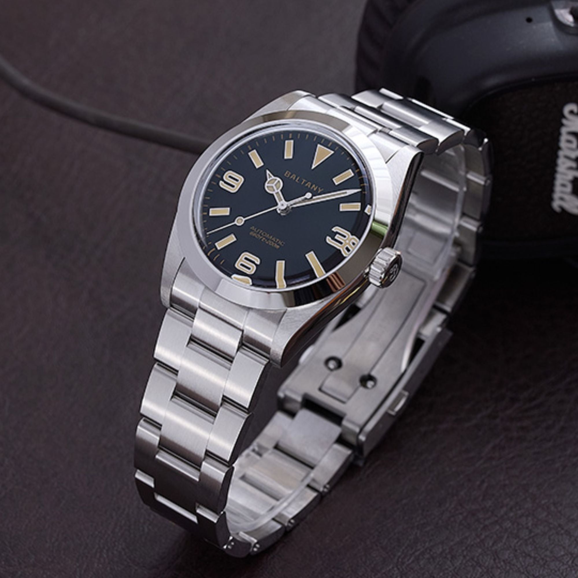Baltany Affordable 36mm Explorer Homage Watch S4056 with Japanese Seiko NH-38