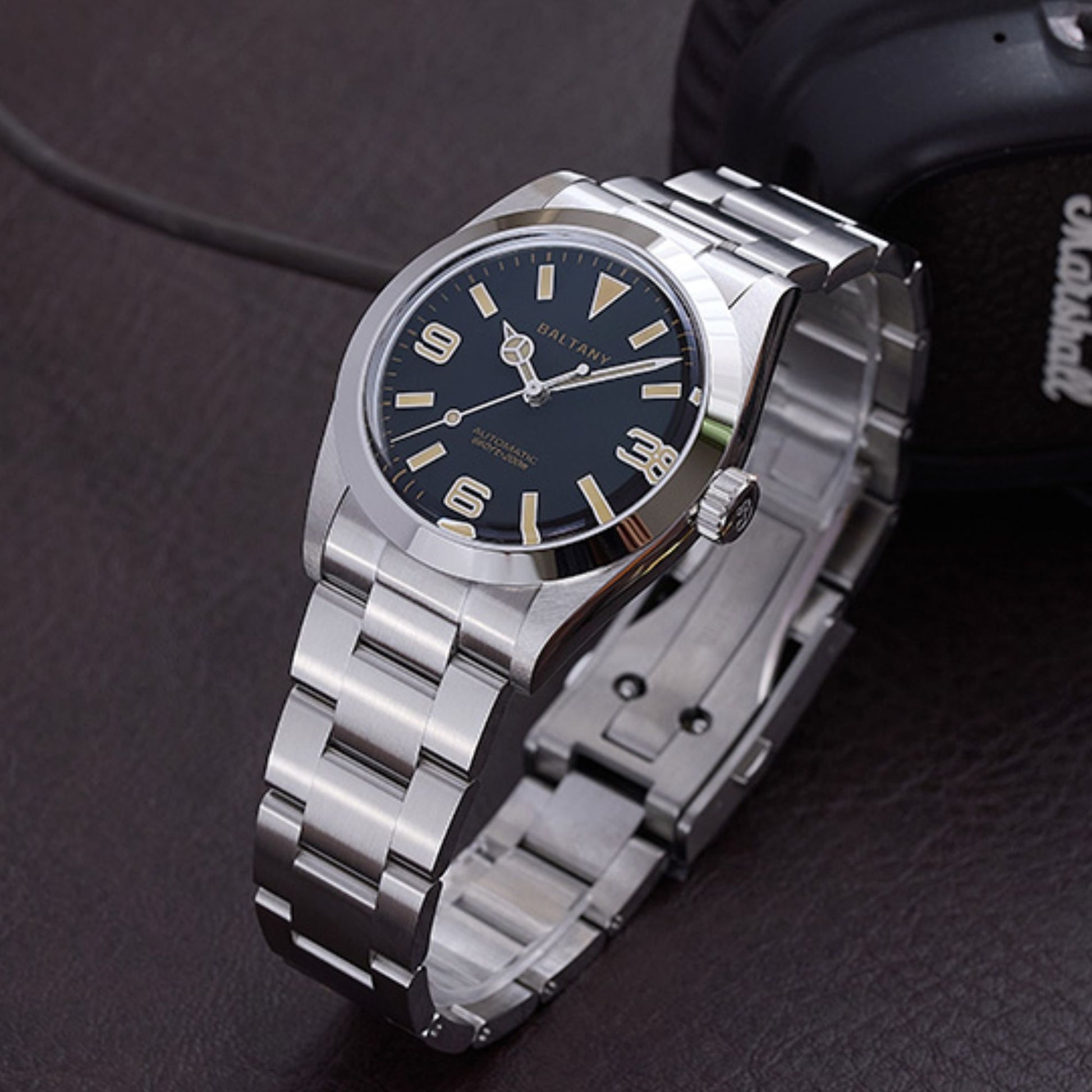 Baltany Affordable 36mm Explorer Homage Watch S4056 with Japanese Seiko NH-38