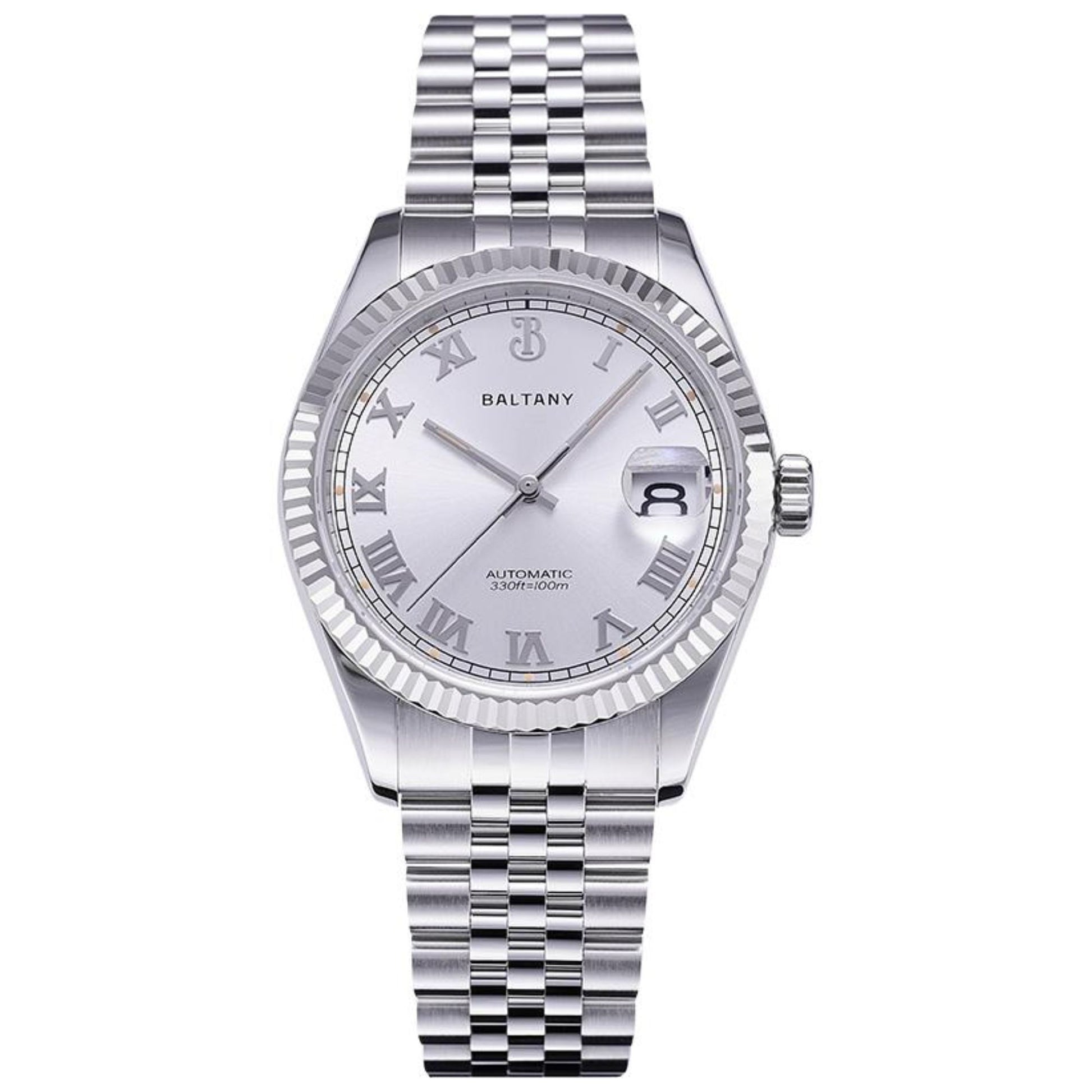 Baltany 39mm Fluted Bezel DJ Homage Dress Watch S4094