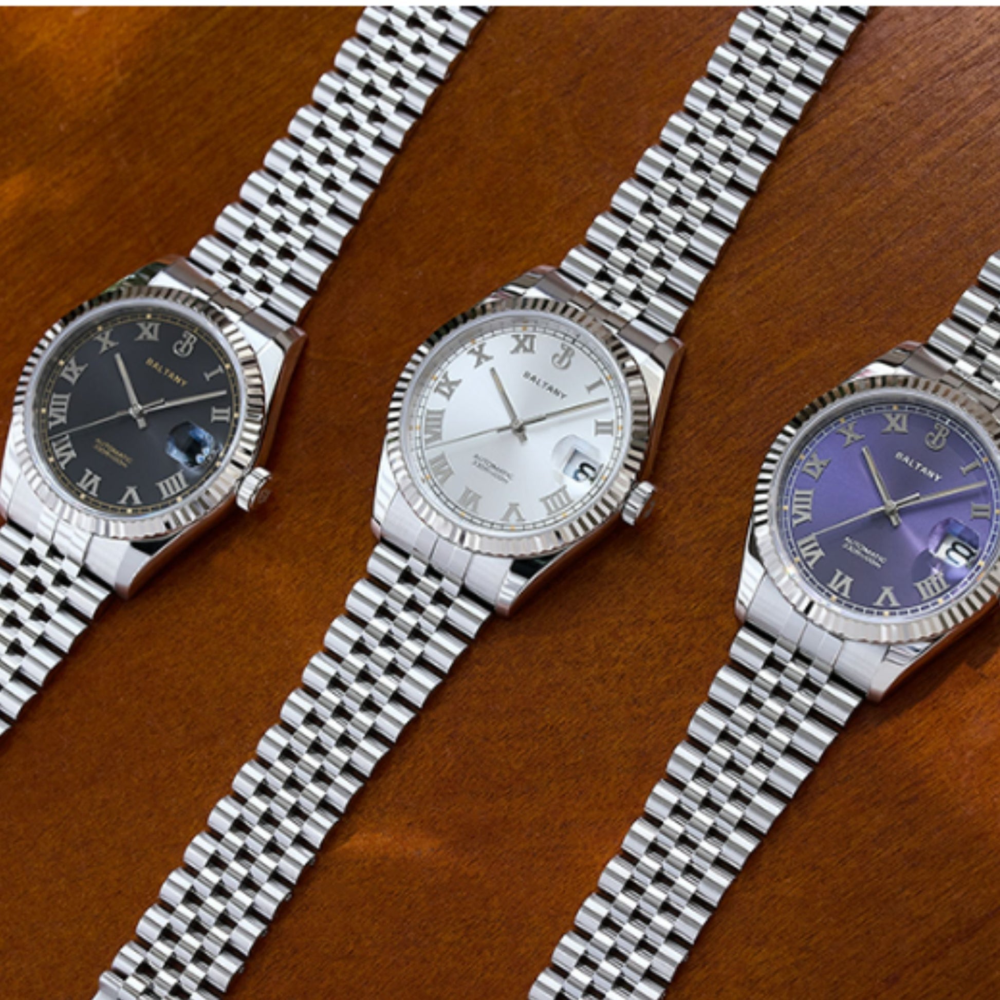 Baltany 39mm Fluted Bezel DJ Homage Dress Watch S4094