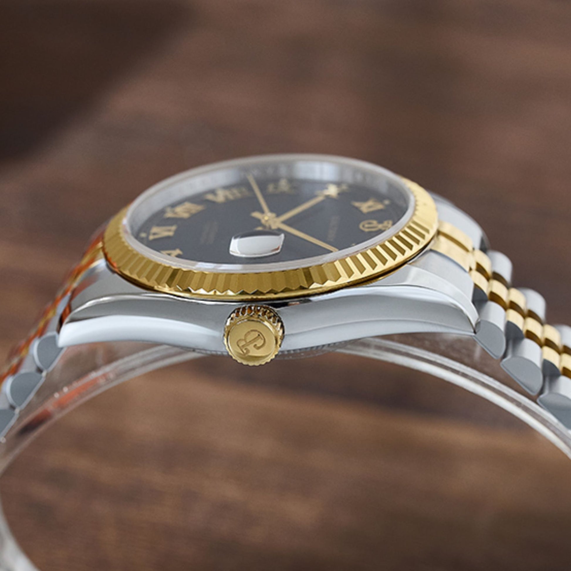 Baltany 39mm Fluted Bezel DJ Homage Dress Watch S4094