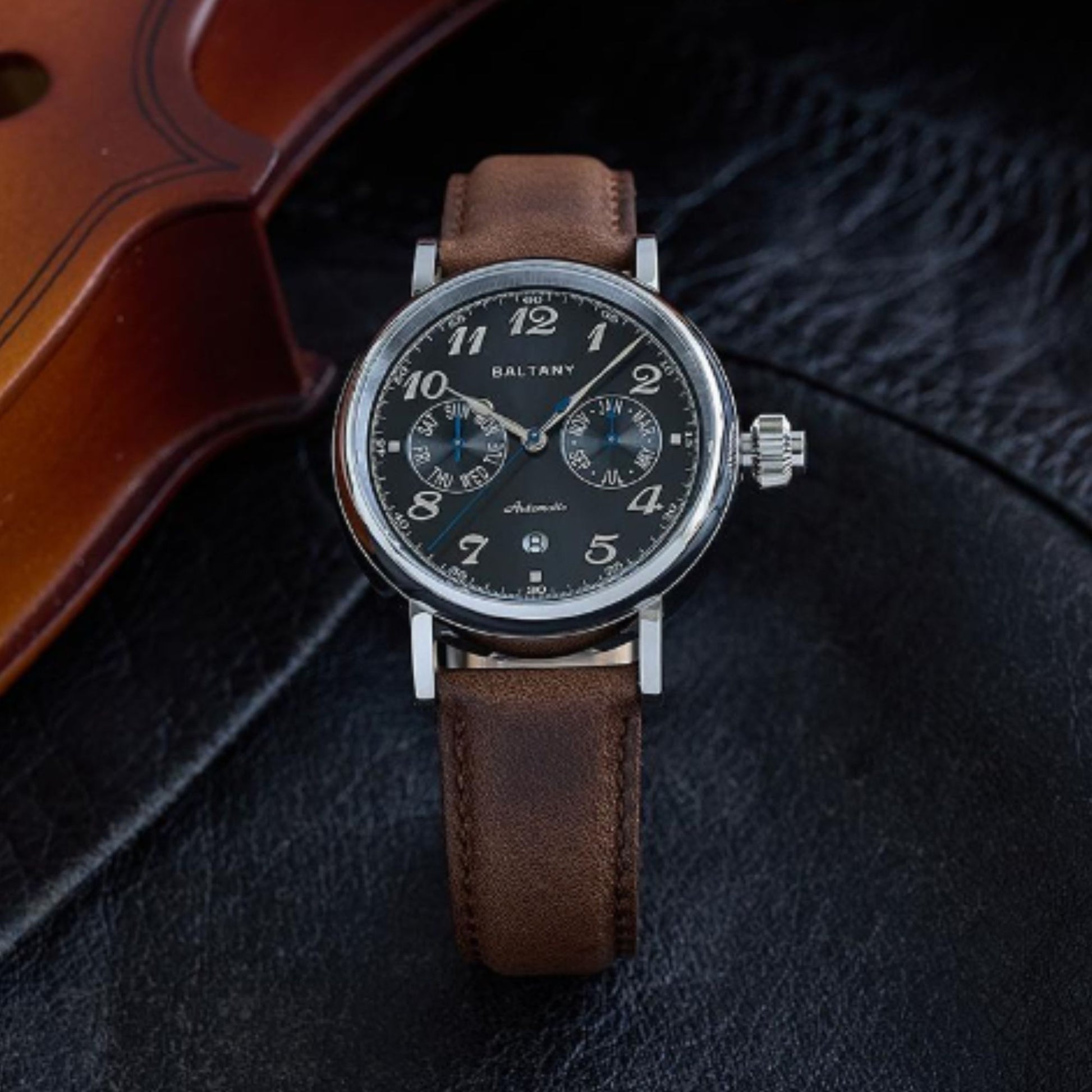 BALTANY Mono-pusher Complex Retro Watch S6048 - DREAM WATCHES