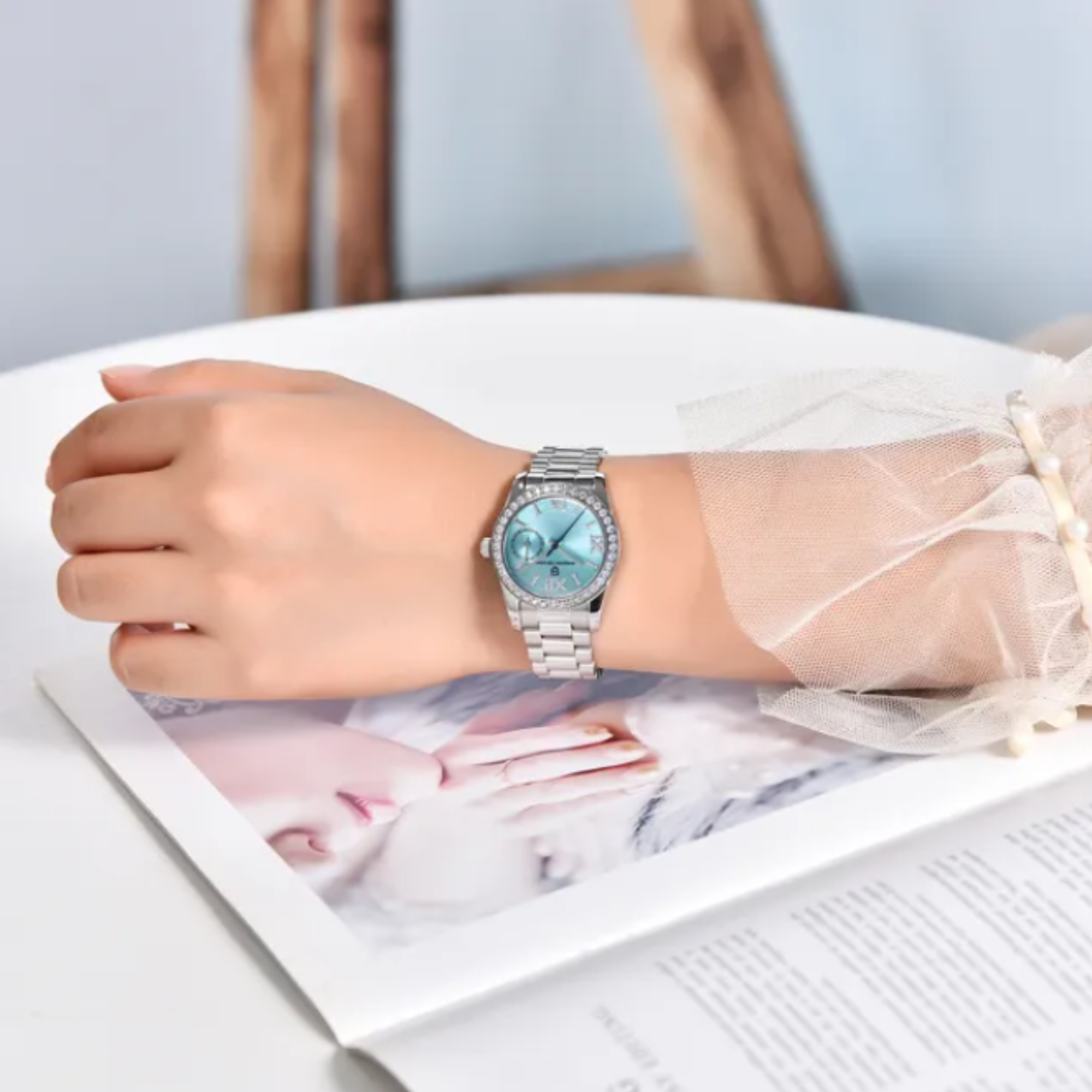 Oris 32mm Watch On Woman's Wrist 32mm Watch Dial On Wrist Shop