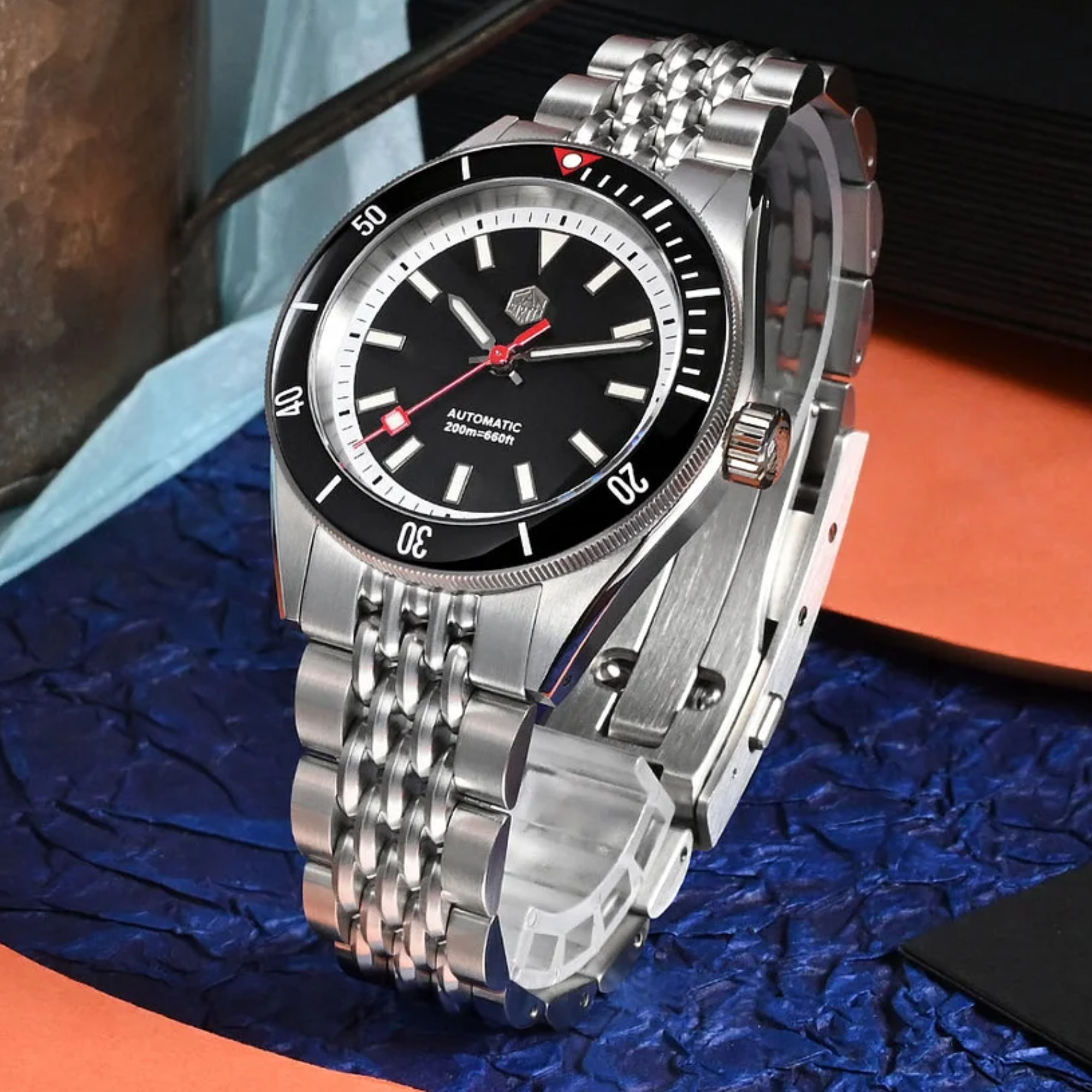 San Martin Original Design NH35 Dive Watch SN0115G - Black