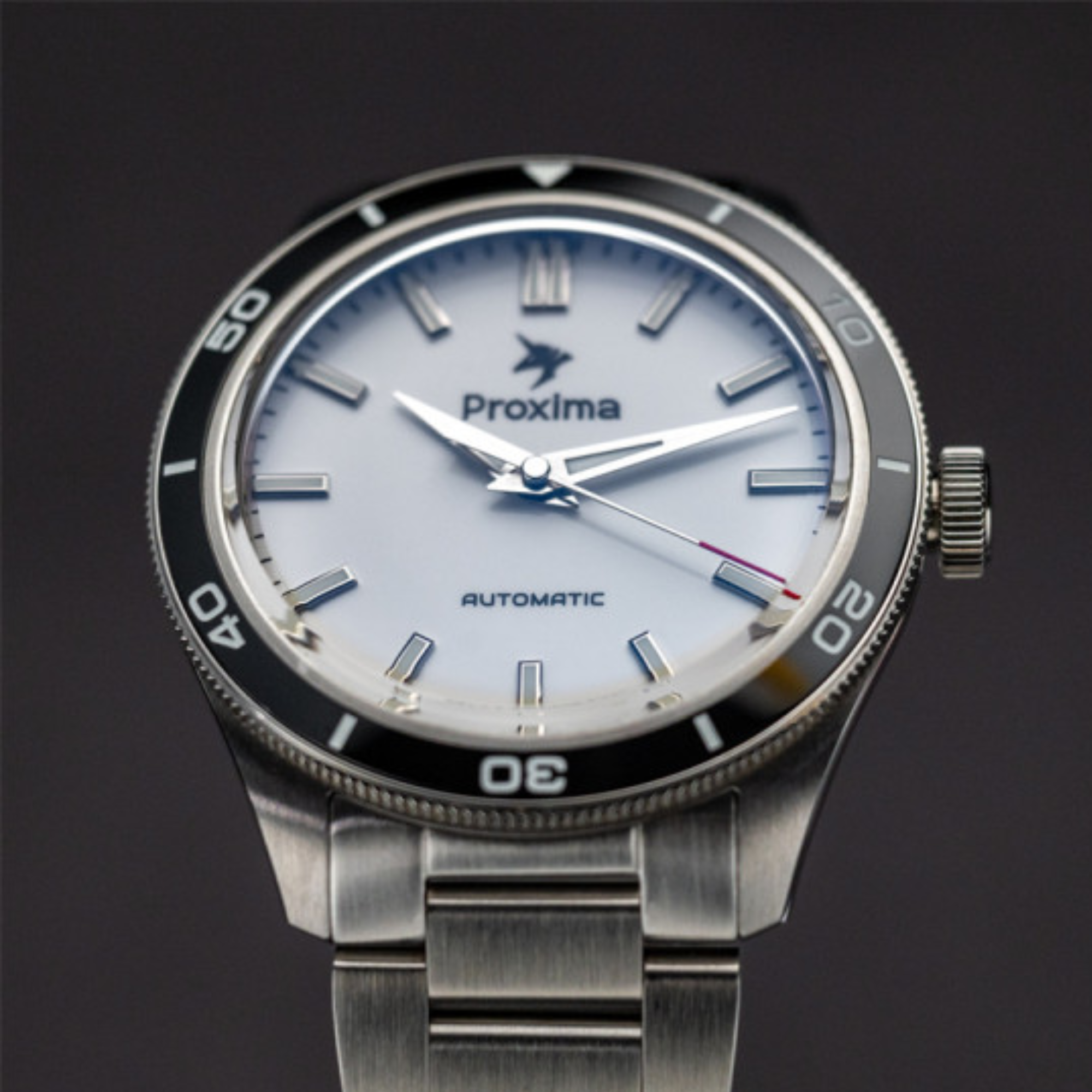 PROXIMA PX-1697-1C Sports Steel Dress Watch with 39MM Dial and PT5000 Automatic Movement
