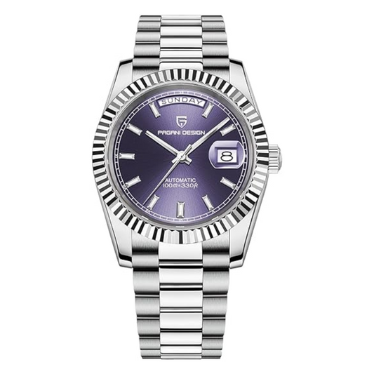Pagani Design DD40 PD-1783 Men's Watches Luxury Automatic Watch AR Sapphire Glass Mechanical Wristwatch Men NH36A  - Purple Dial