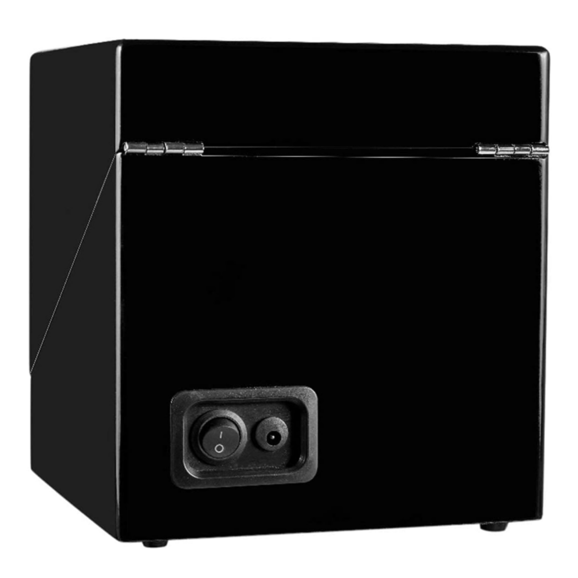 Automatic Double Watch Winder Box Luxurious Wooden Shell Piano Paint Exterior & Silent Wrist Watch Motor: Black-Carbon Fiber