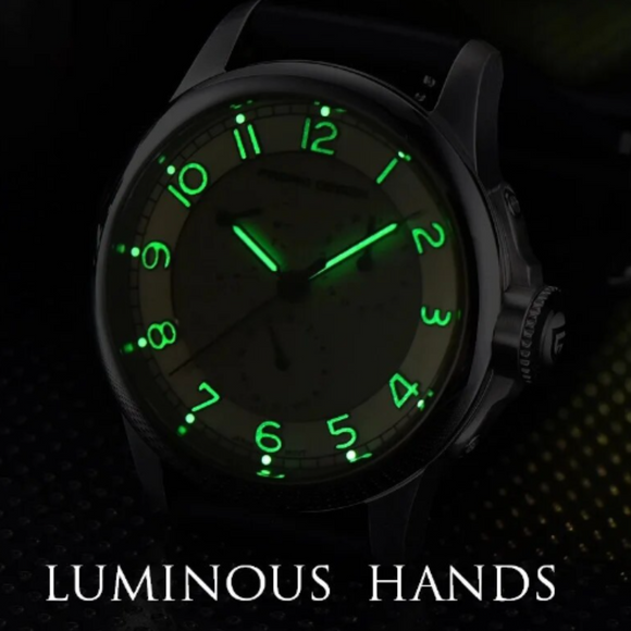 Pagani Design PD-1780 Japanese Quartz Movement Wristwatch with Sapphire Crystal Calendar New 24 Hours 100M Waterproof Watch - Sea Blue/Green Dial