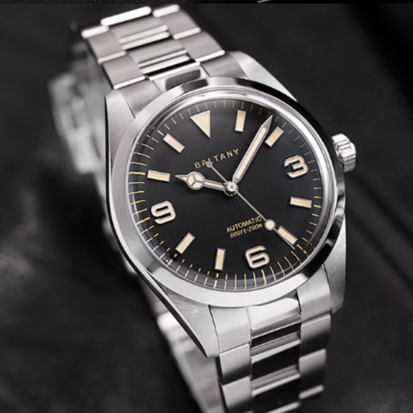 Explorer Tribute Steel Bracelet with Seiko NH-38 Movement S4035AB